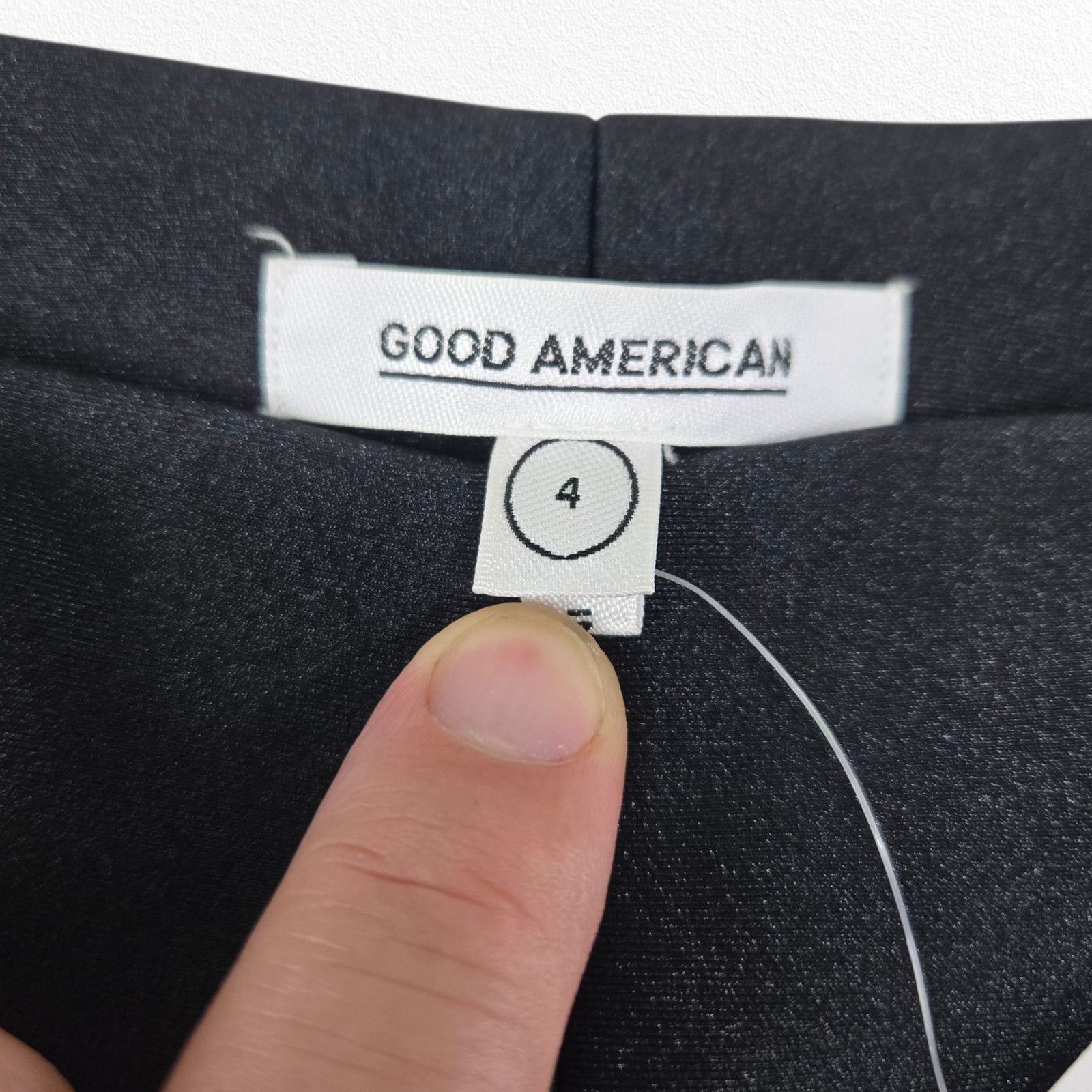 Good American Good American Black High Shine Boss Pant Size 4 NWT Size 27" / US 4 / IT 40 - 5 Thumbnail