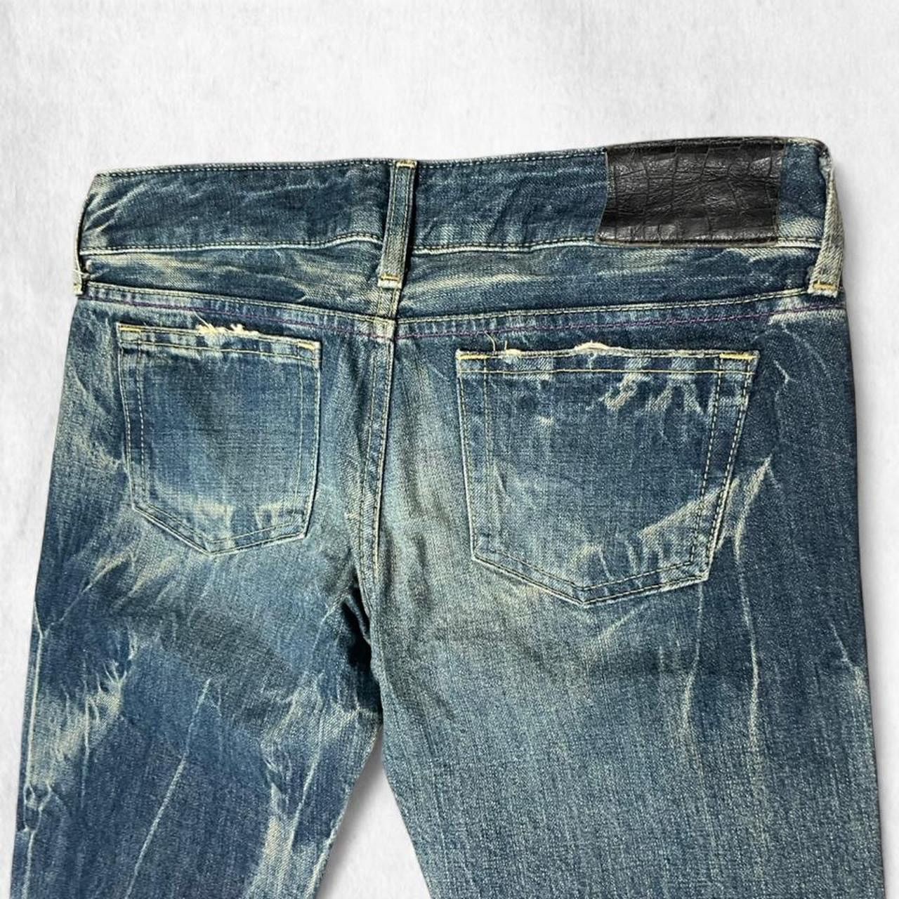SLY Japanese SLY purple tag Low rise bootcut jeans with a unique Size 28" / US 6 / IT 42 - 5 Thumbnail