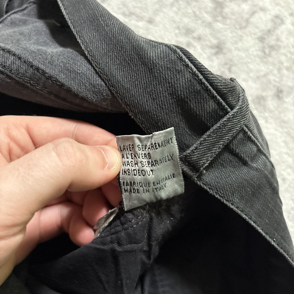 Dior Dior Homme by KVA Black Skinny Jeans | Size 31 Size US 31 - 11 Thumbnail