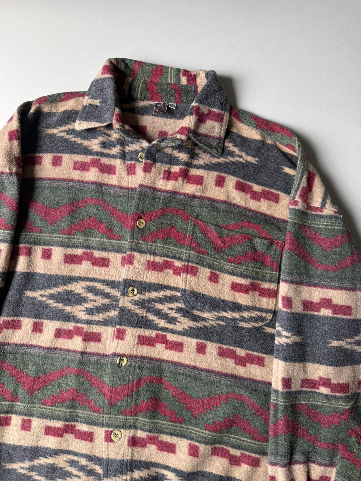 Polo Ralph Lauren × Vintage Vintage Flannel Aztec Cotton Shirt XL Ralph Lauren Style Size US XL / EU 56 / 4 - 14 Thumbnail