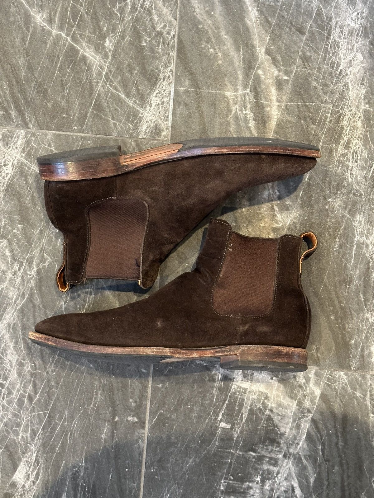 Allen Edmonds Suede Liverpool Chelsea Boots Size US 10 / EU 43 - 1 Thumbnail