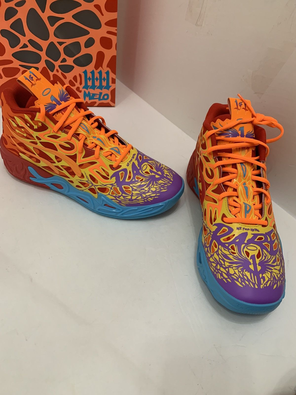 PUMA X LAMELO BALL MB.04 PHOENIX SNEAKERS