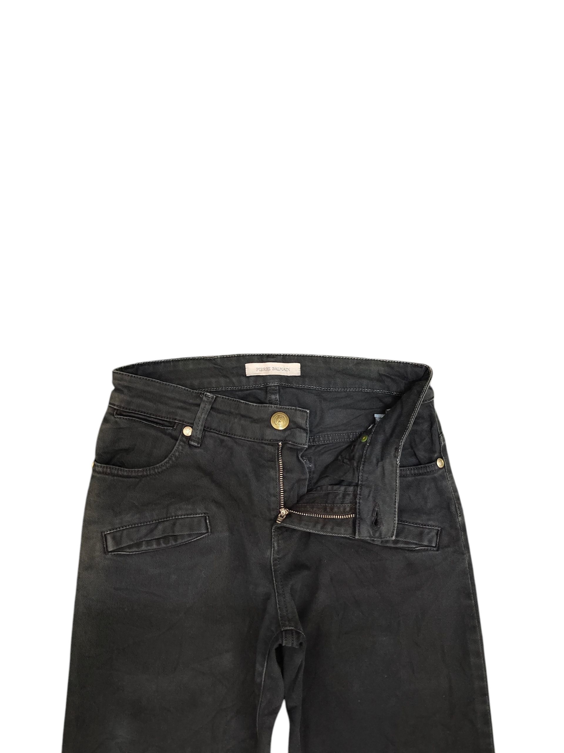 Pierre Balmain Pierre Balmain Black Denim Jeans Size 26" / US 2 / IT 38 - 7 Thumbnail
