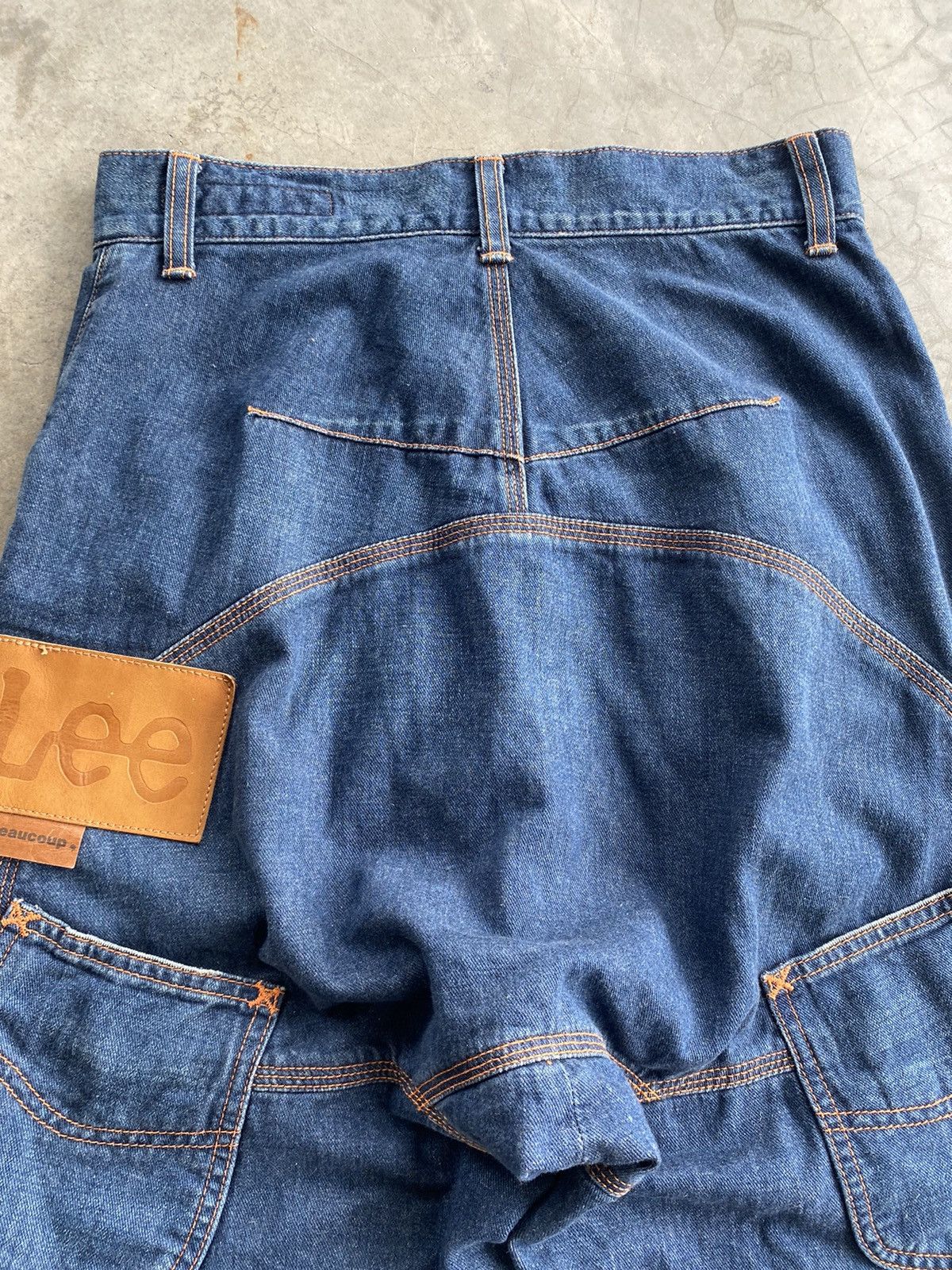 Issey Miyake × Lee × mercibeaucoup Lee x Issey Miyake Mercibeaucop High Rise Blue Jeans @122 Size US 30 / EU 46 - 3 Thumbnail