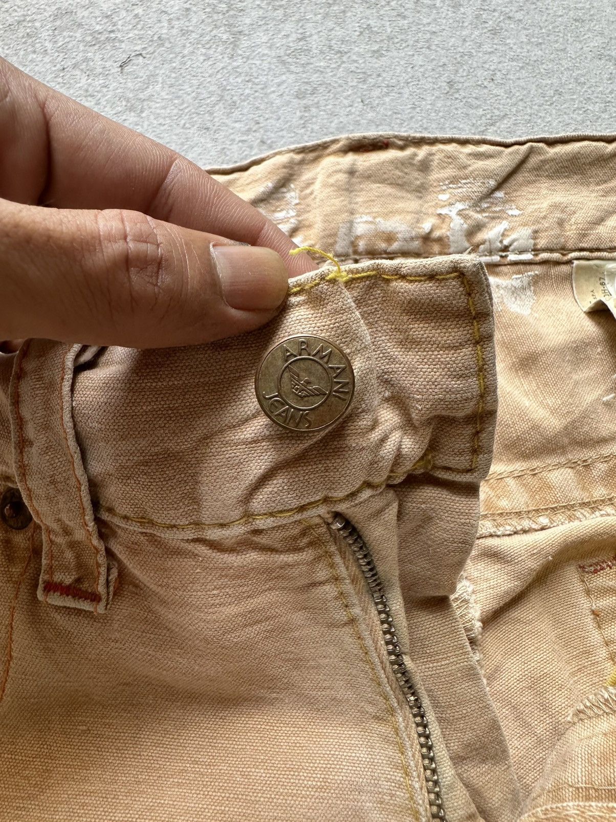Armani ARMANI JEANS Faded Pants Made in Italy W34 L33 Size US 34 / EU 50 - 9 Thumbnail