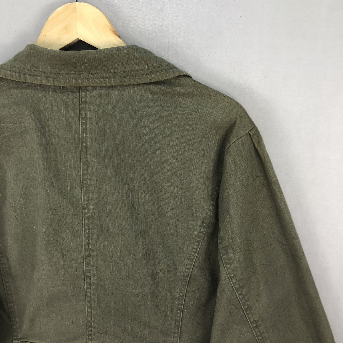 Japanese Brand Vintage Unbrand Army Blazer Jacket Size M / US 6-8 / IT 42-44 - 13 Thumbnail
