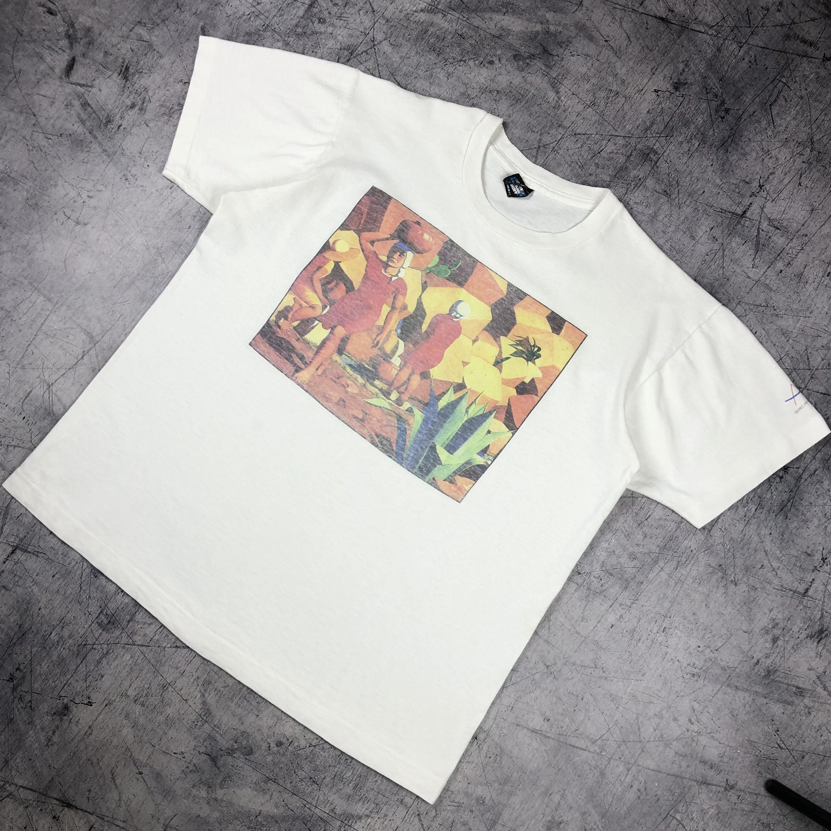 Vintage Las Aquadoras by Jose Jorge Oramas Art Tee Size US XL / EU 56 / 4 - 4 Thumbnail