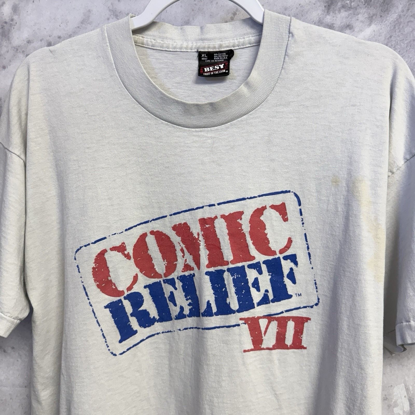 Vintage Vintage Comic Relief VII T Shirt Mens XL Robin Williams USA Size US XL / EU 56 / 4 - 1 Thumbnail