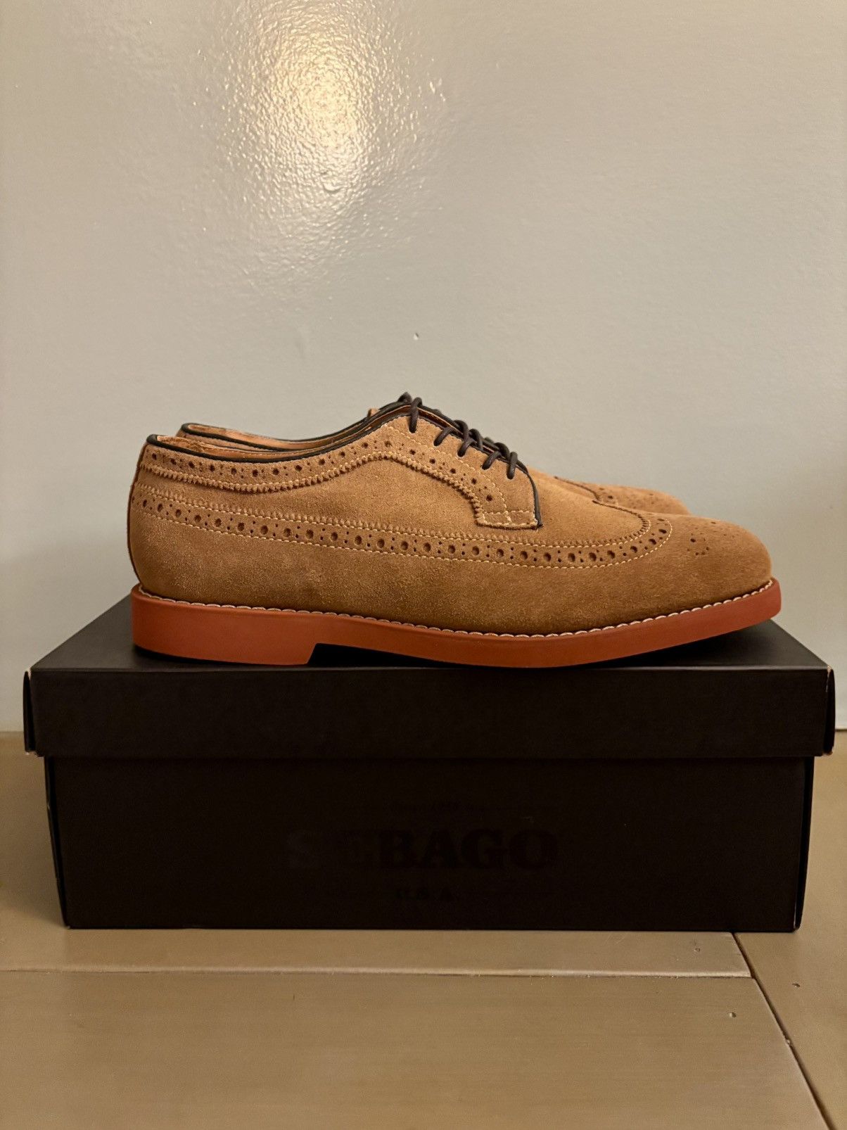 Sebago Sebago x J Press suede brogue Size US 9.5 / EU 42-43 - 3 Thumbnail
