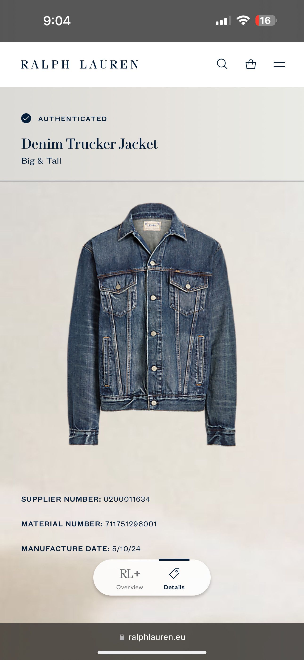 Ralph Lauren RRL Ralph Lauren Denim Jacket Distressed Trucker Size 2XL Size US XXL / EU 58 / 5 - 21 Thumbnail