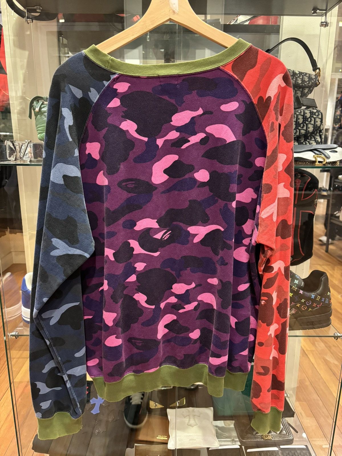 Bape Bape Variety Camo Crewneck Size US L / EU 52-54 / 3 - 2 Thumbnail