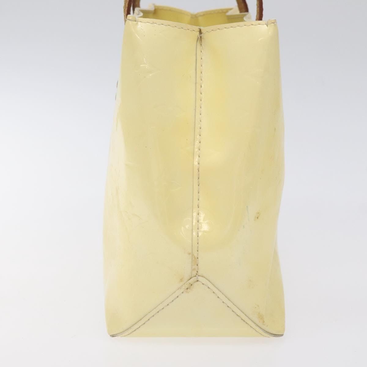 Louis Vuitton LOUIS VUITTON Monogram Vernis Reade PM Hand Bag Perle M91336 Size ONE SIZE - 4 Thumbnail