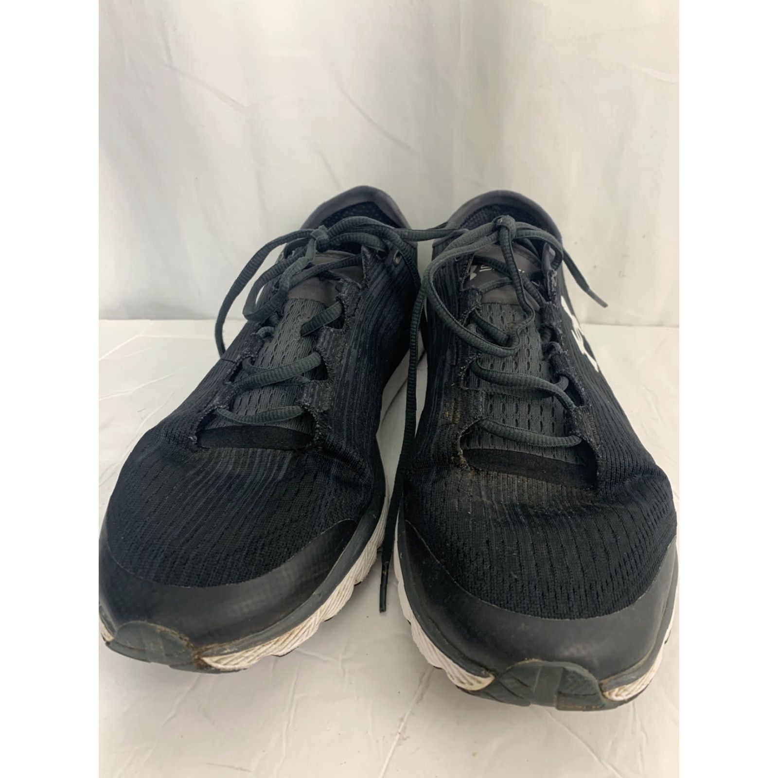 Under Armour VINTAGE Under Armour Speedform Velociti Black Graphic Mens Running Trainer 1298572 Sz 12 Size US 11 / EU 44 - 4 Thumbnail