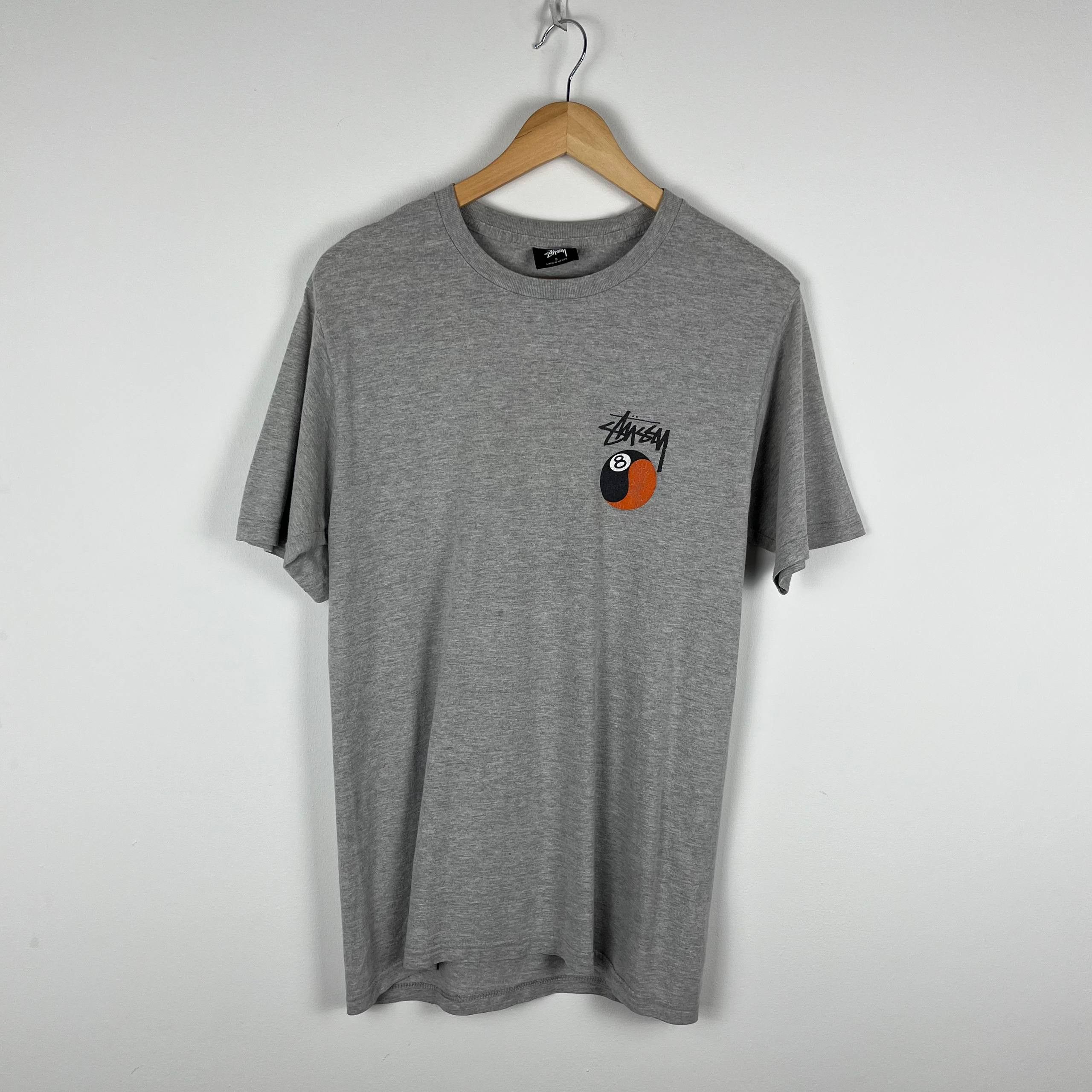 Stussy Stussy 8 Ball Yin Yang Vintage T-Shirt Big Logo Gray Size US S / EU 44-46 / 1 - 5 Thumbnail