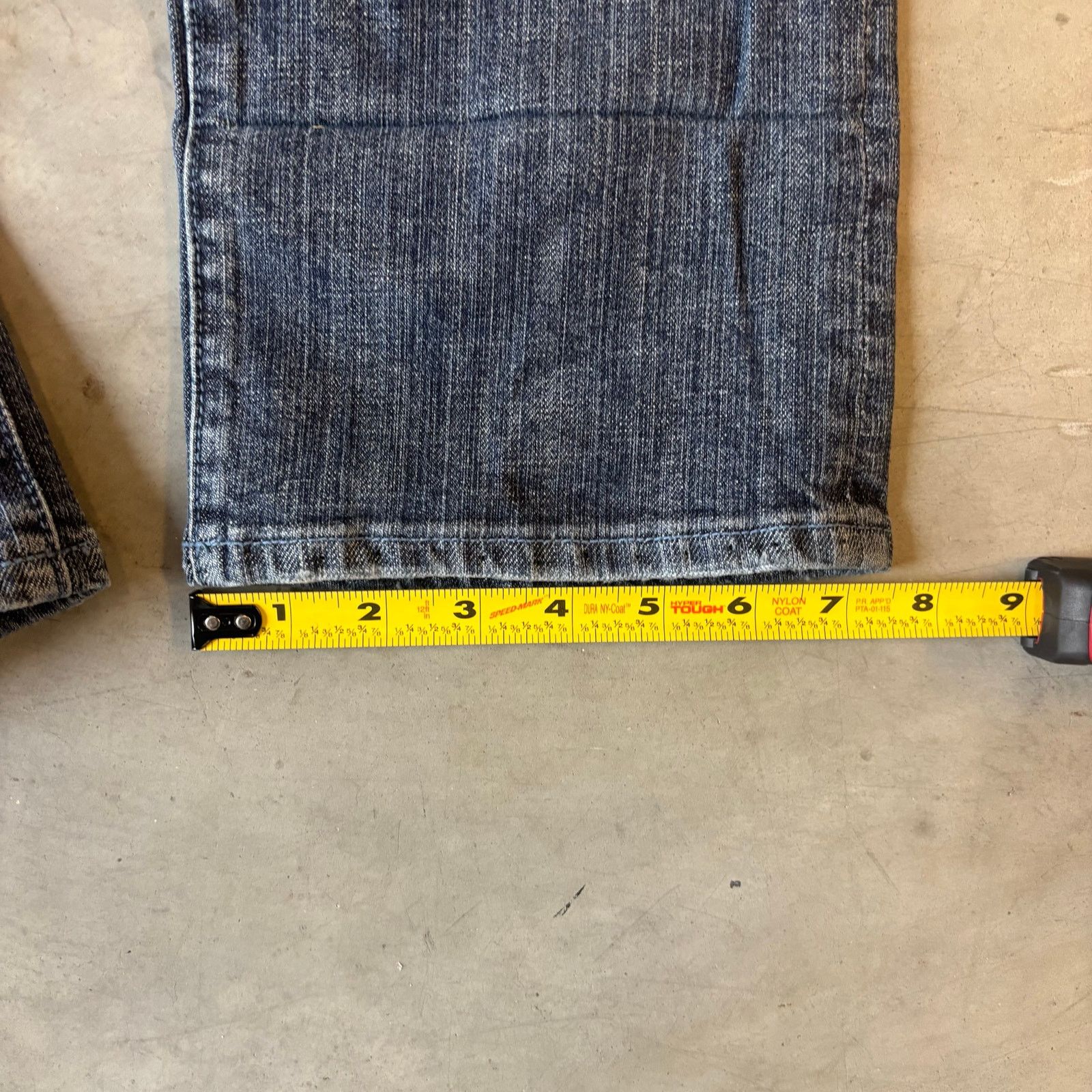 Vintage Vintage faded washed patchwork jeans Size US 27 - 3 Thumbnail