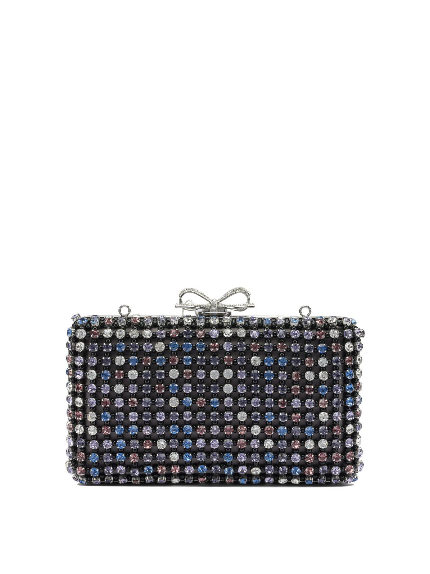 Self-Portrait Self-Portrait Multi-Crystal Knit Clutch Bag Women - USA Duties Paid Size ONE SIZE - 1 Thumbnail