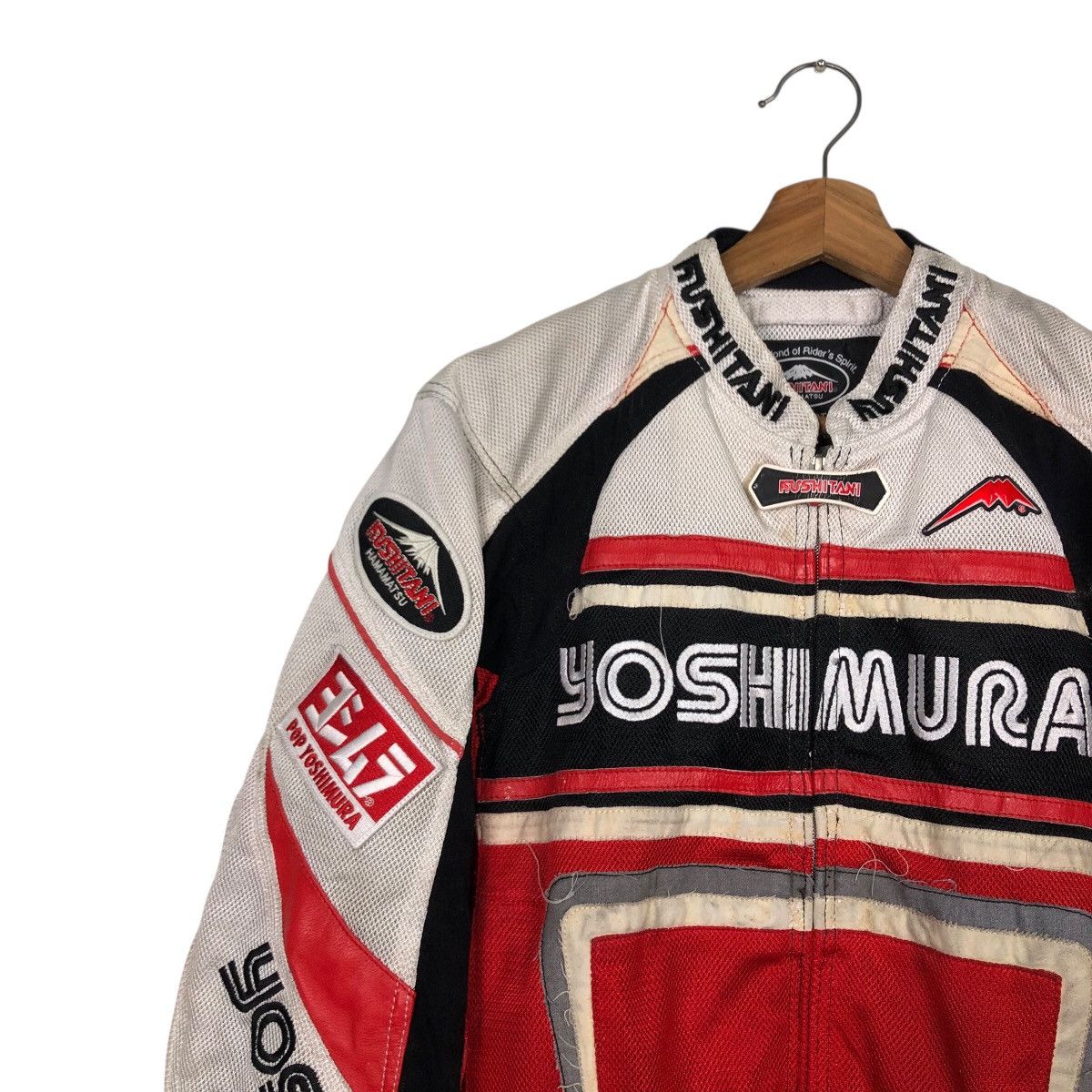Vintage 📌Vintage Biker Jacket Racing Wear Rider Kushitani Hamamatsu Size US L / EU 52-54 / 3 - 8 Thumbnail