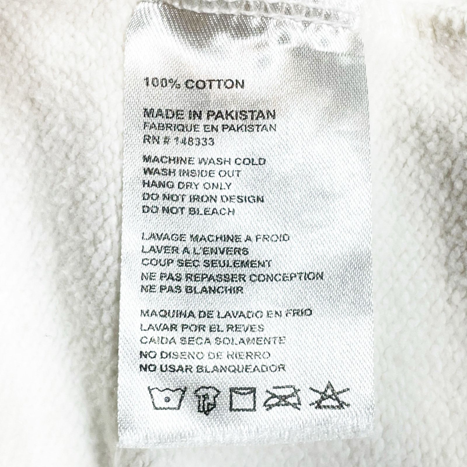 Market Chinatown Market Logo Hoodie White & Blue X-Large Size US XL / EU 56 / 4 - 4 Thumbnail