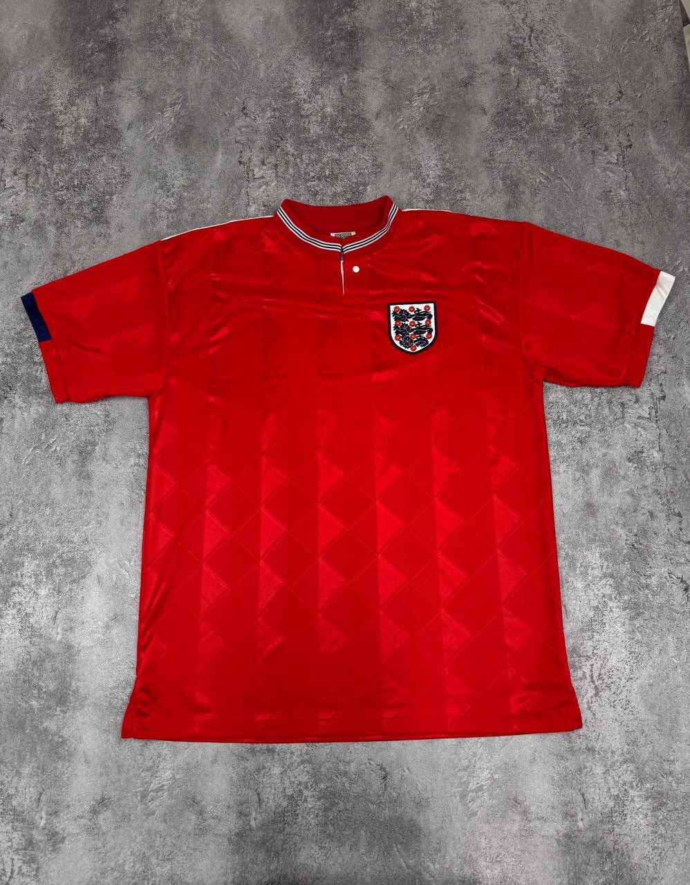 Other Score Draw England 1989 Away Retro FootballJersey Red Size L Size US L / EU 52-54 / 3 - 1 Thumbnail