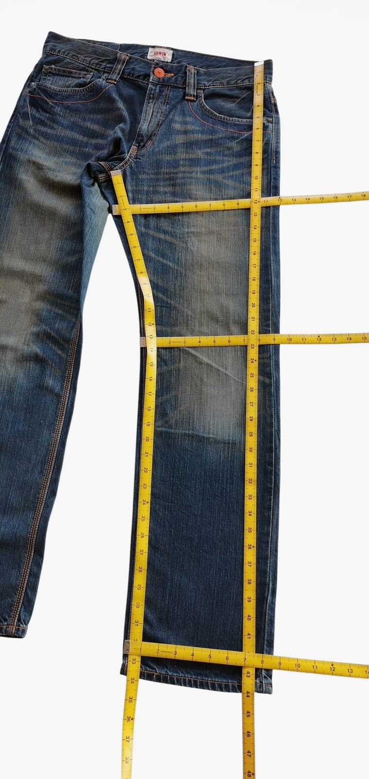 Edwin Vintage Edwin 403 XVS Earthy Mud Wash Loose Denim Jean Size US 36 / EU 52 - 11 Thumbnail