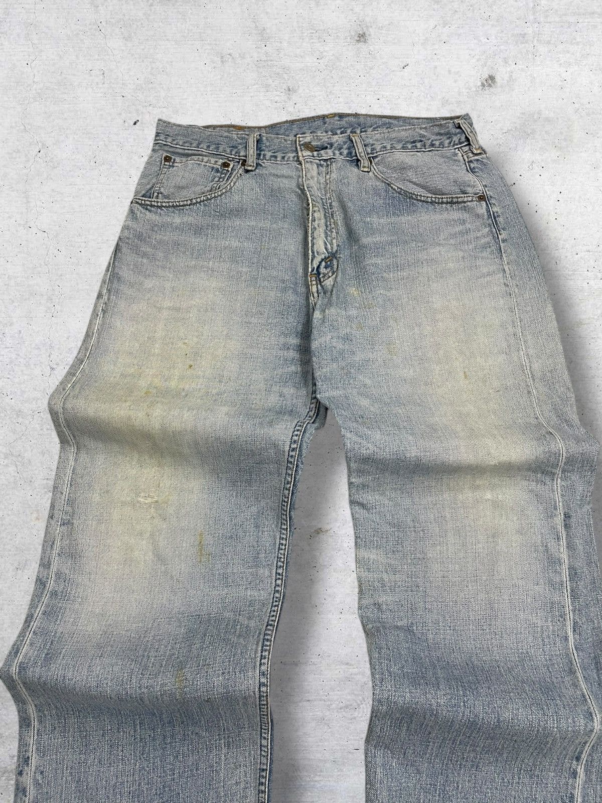 Levi's Vintage Clothing VINTAGE 503 LEVIS USA DESIGNER 90S OLD STAIN DISTRESS DENIM Size US 32 / EU 48 - 4 Thumbnail
