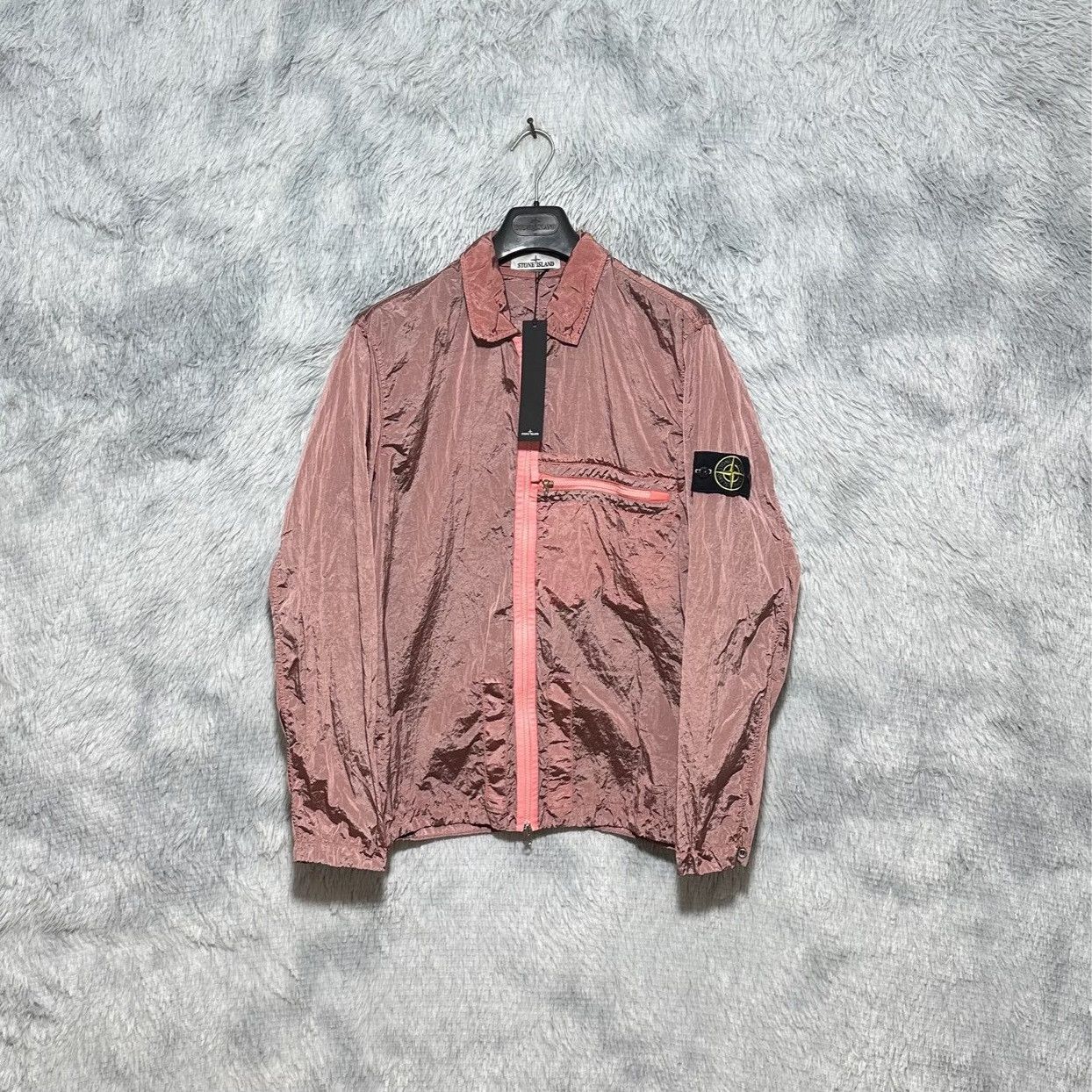 Stone Island Stone Island Pink Jacket Outerwear Size US S / EU 44-46 / 1 - 1 Thumbnail