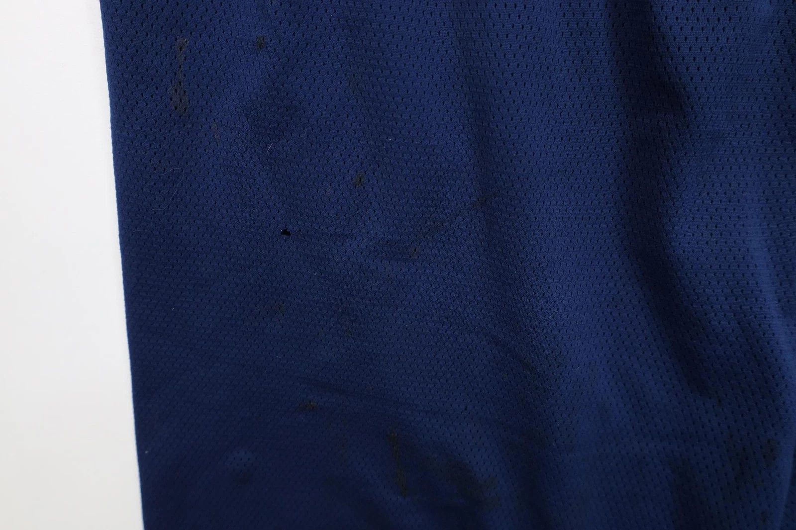 Nike AS IS Vintage 90s Nike Above Knee Mesh Shorts Navy Blue Size US 36 / EU 52 - 6 Thumbnail