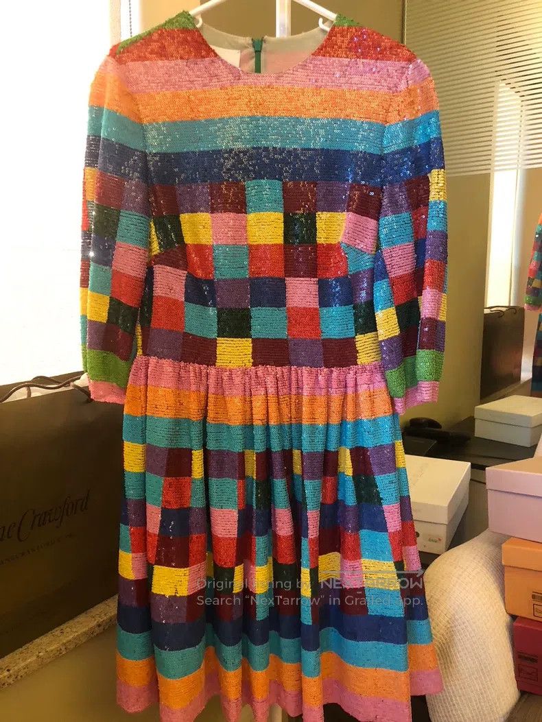 Valentino Valentino Rainbow sequin dress Size M / US 6-8 / IT 42-44 - 1 Thumbnail