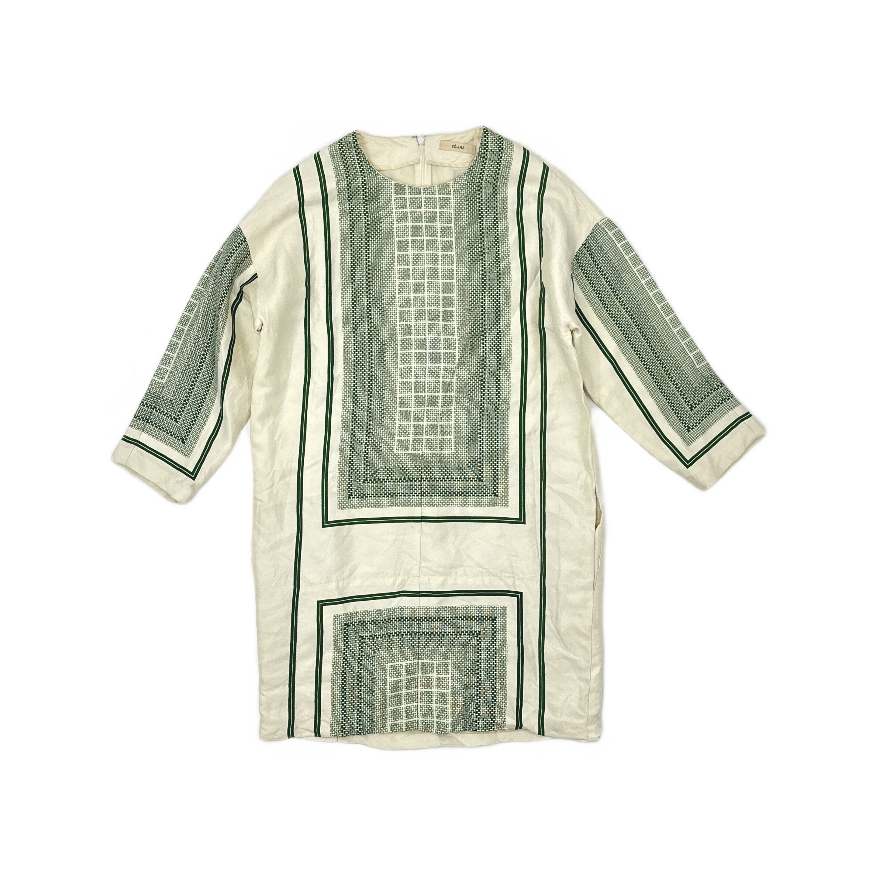 Celine Celine Geometric Print Mini Dress Size 36 Size XS / US 0-2 / IT 36-38 - 1 Thumbnail