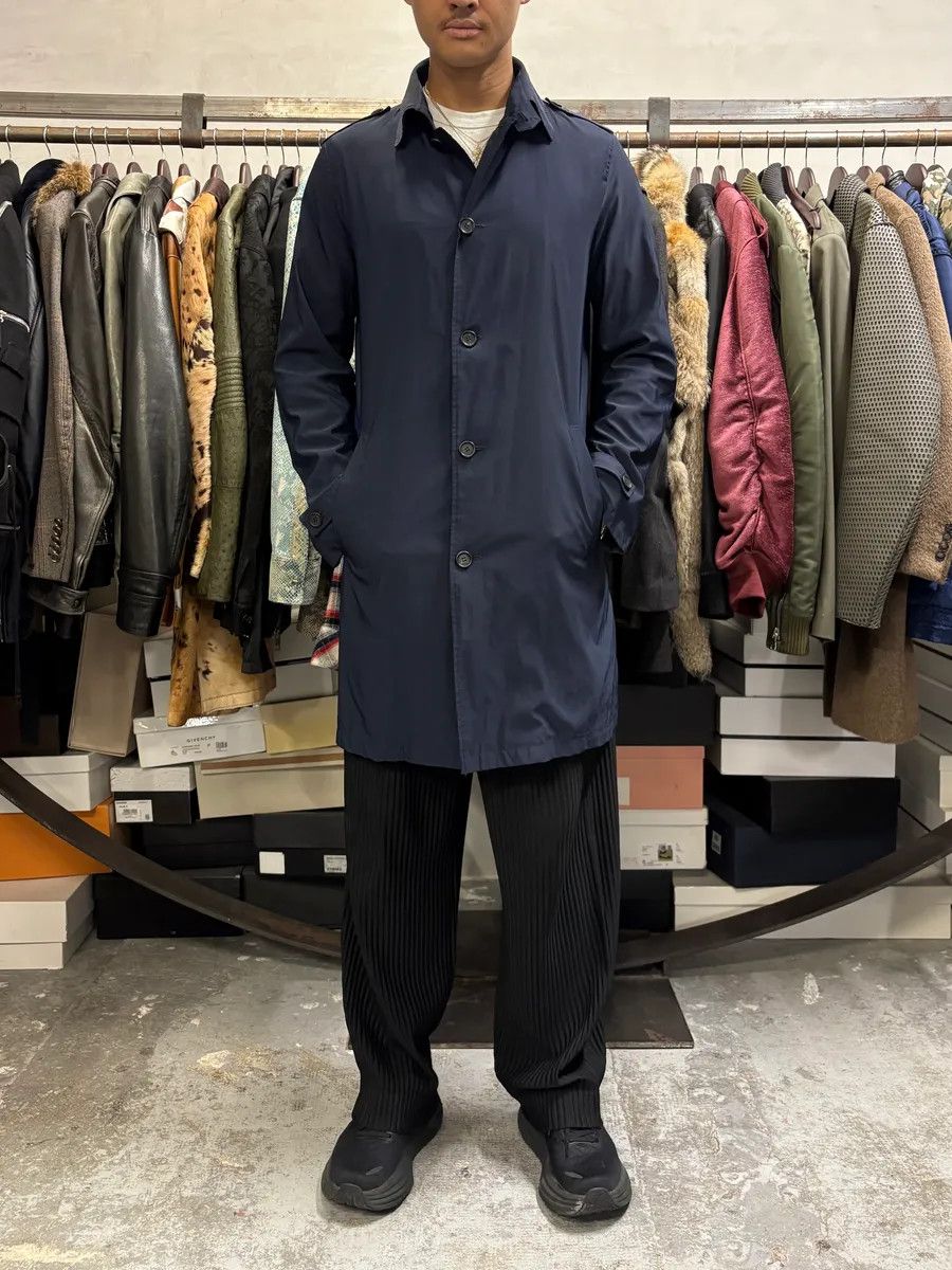 Prada AW2008 Prada Navy Nylon Belted Trench Jacket Size US M / EU 48-50 / 2 - 1 Thumbnail