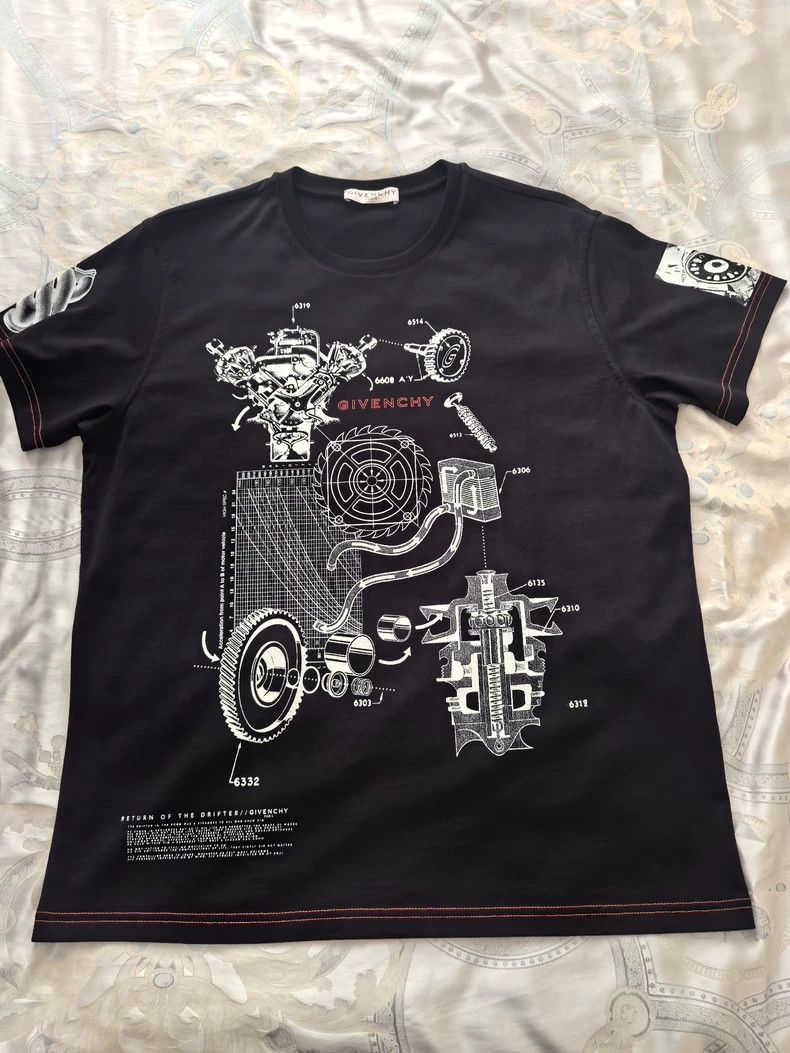 Givenchy Givenchy Black Short Sleeve T-shirt - dmc Size US M / EU 48-50 / 2 - 1 Thumbnail