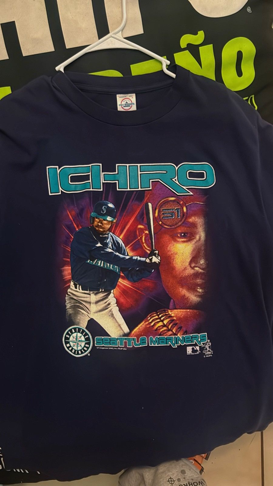 Vintage Ichiro Suzuki COIN Tee shirt BRAND NEW Size US L / EU 52-54 / 3 - 1 Thumbnail
