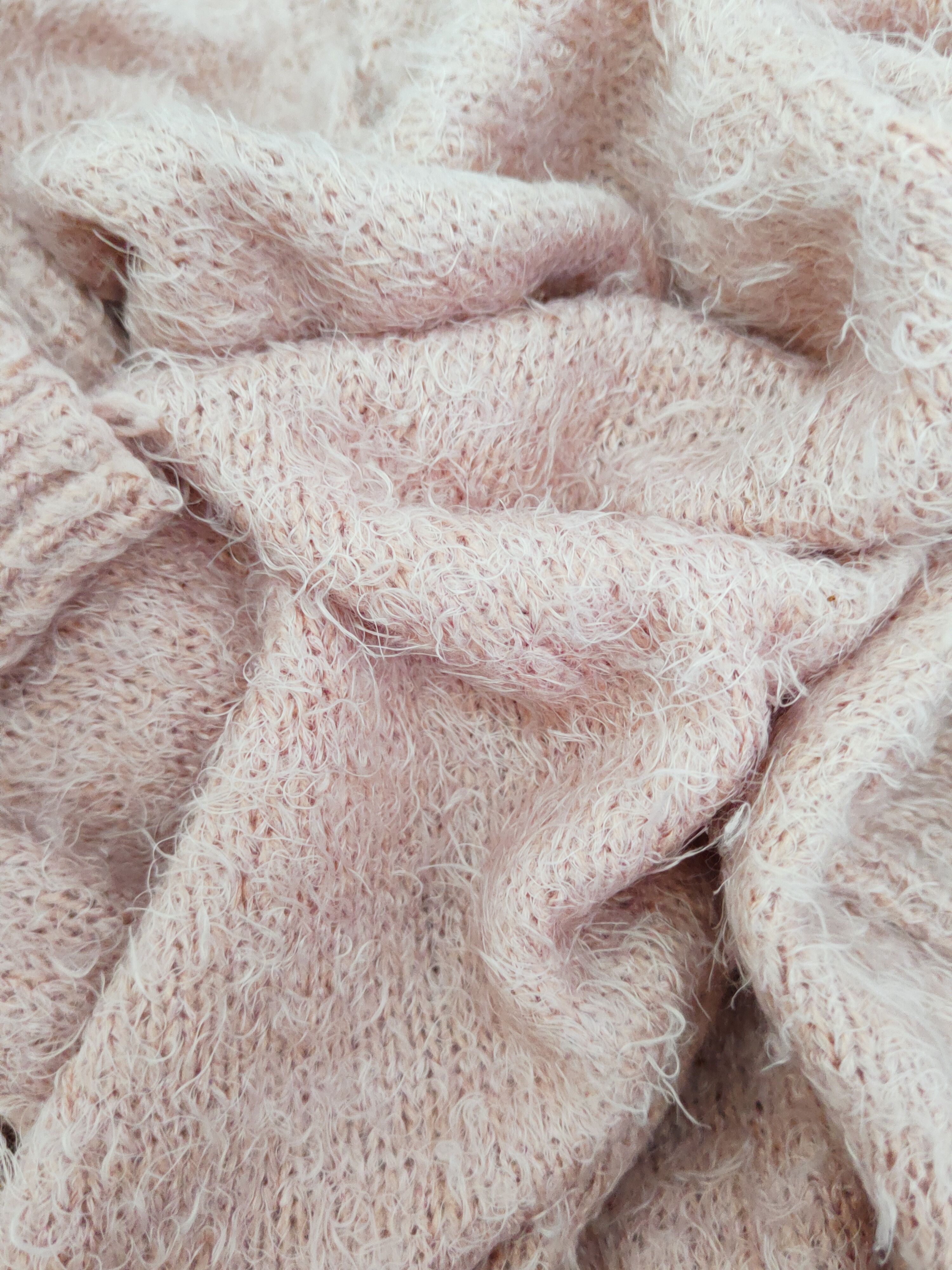 GU × Japanese Brand GU Pink Fur Mohair Knitwear Sweatshirts #W568 Size L / US 10 / IT 46 - 11 Thumbnail