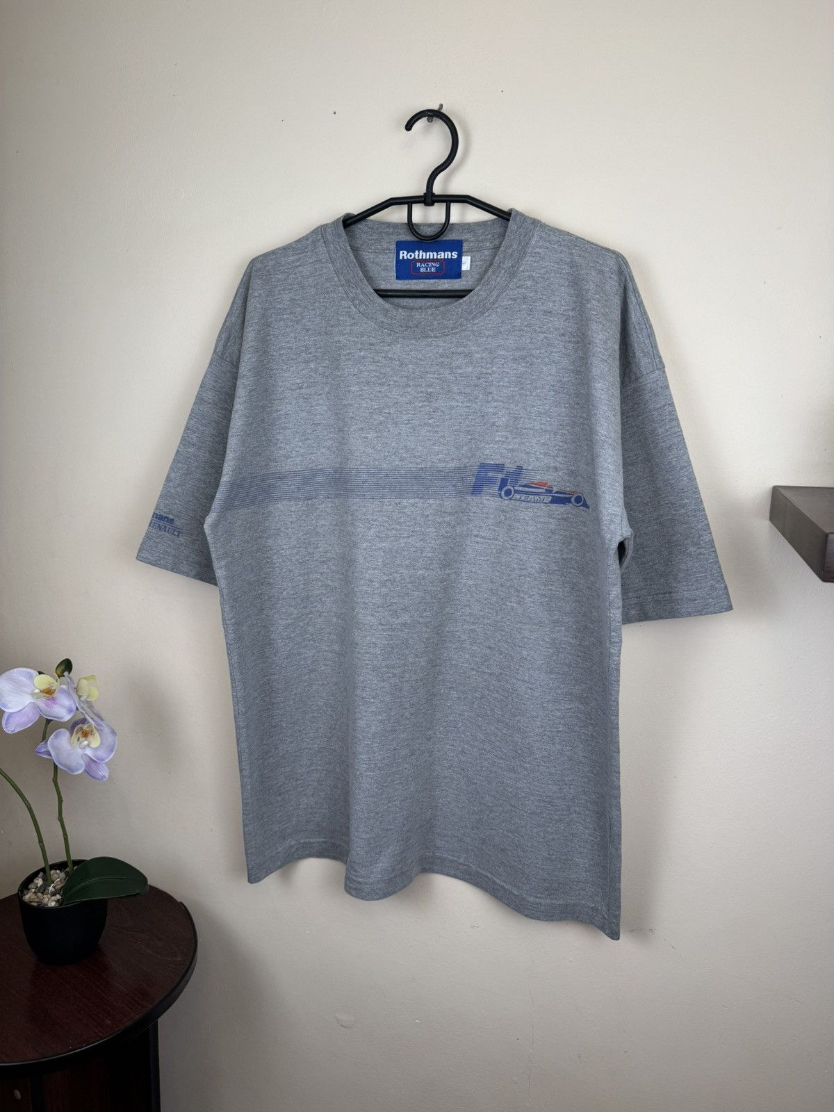 Other Vintage Rothmans Racing Blue T shirt Williams Renault L F1 Size US XL / EU 56 / 4 - 3 Thumbnail