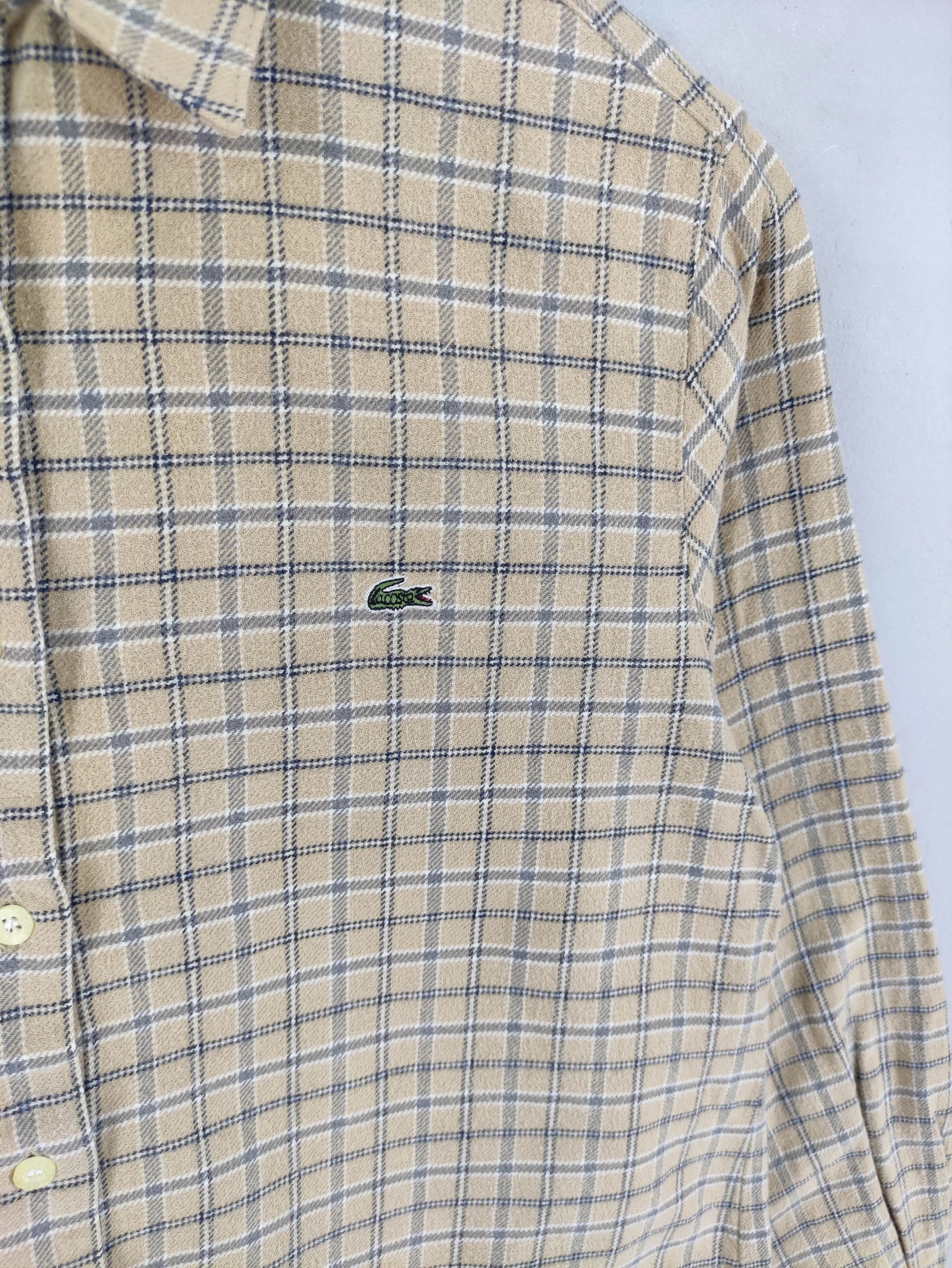 Lacoste Vintage Lacoste Sport Flannel Shirt Button Up Long Sleeve Size S / US 4 / IT 40 - 2 Thumbnail