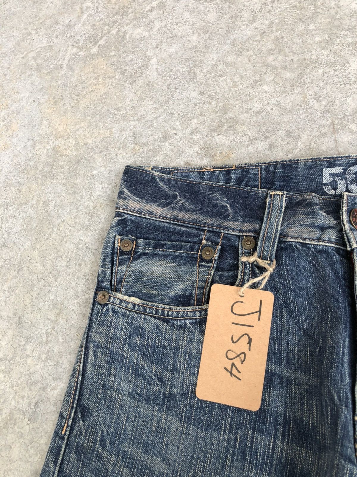 If Six Was Nine Japanese Edwin 503 Flared Jeans Distressed Jeans Size US 32 / EU 48 - 14 Thumbnail