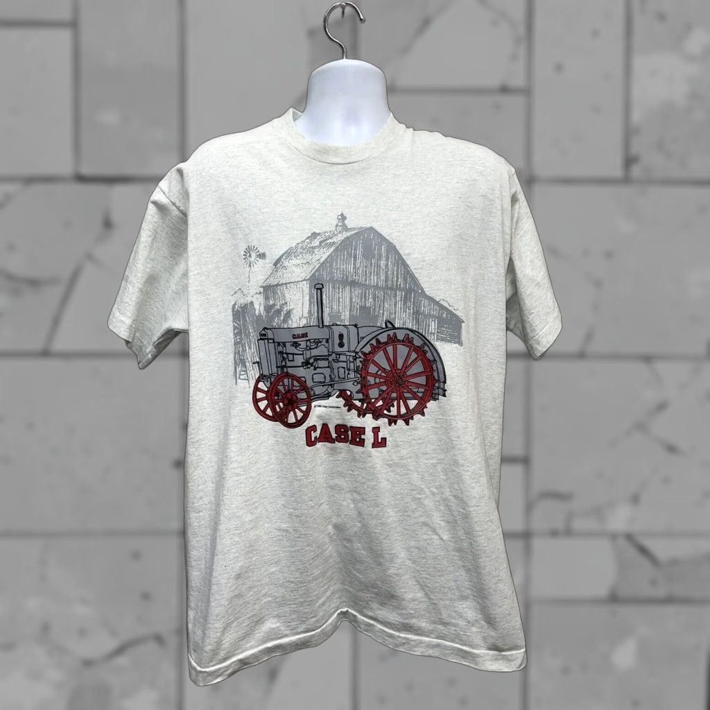 Fruit Of The Loom VINTAGE Fruit of the Loom T-Shirt Men XL Cotton Stitch Tractor Graphic USA Gray Size US XL / EU 56 / 4 - 1 Thumbnail