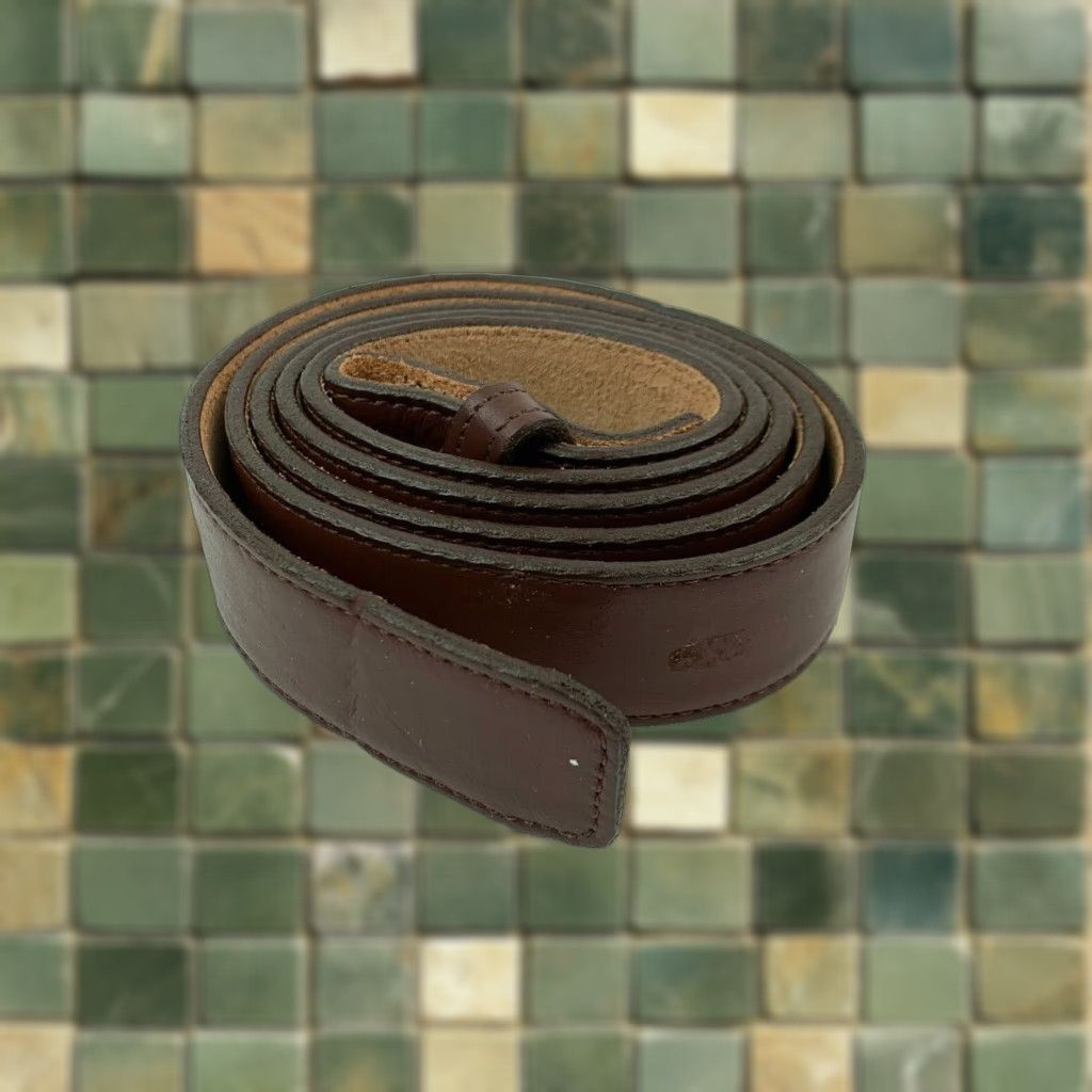Vintage VINTAGE Nocona Leather Belt Brown 46.5" 1.25" D 392 Mens Belt Size 42 Size ONE SIZE - 1 Thumbnail