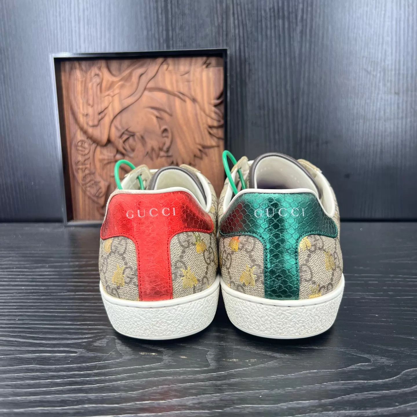 Gucci Gucci Ace Full Print Bee Embroidered Sneaker 43 Size US 10 / EU 43 - 3 Thumbnail