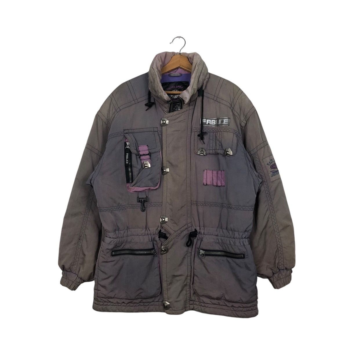 Japanese Brand 📌Vintage Ski Jacket Winter Fablice Thinsulate Multi Pocket Size US L / EU 52-54 / 3 - 2 Thumbnail