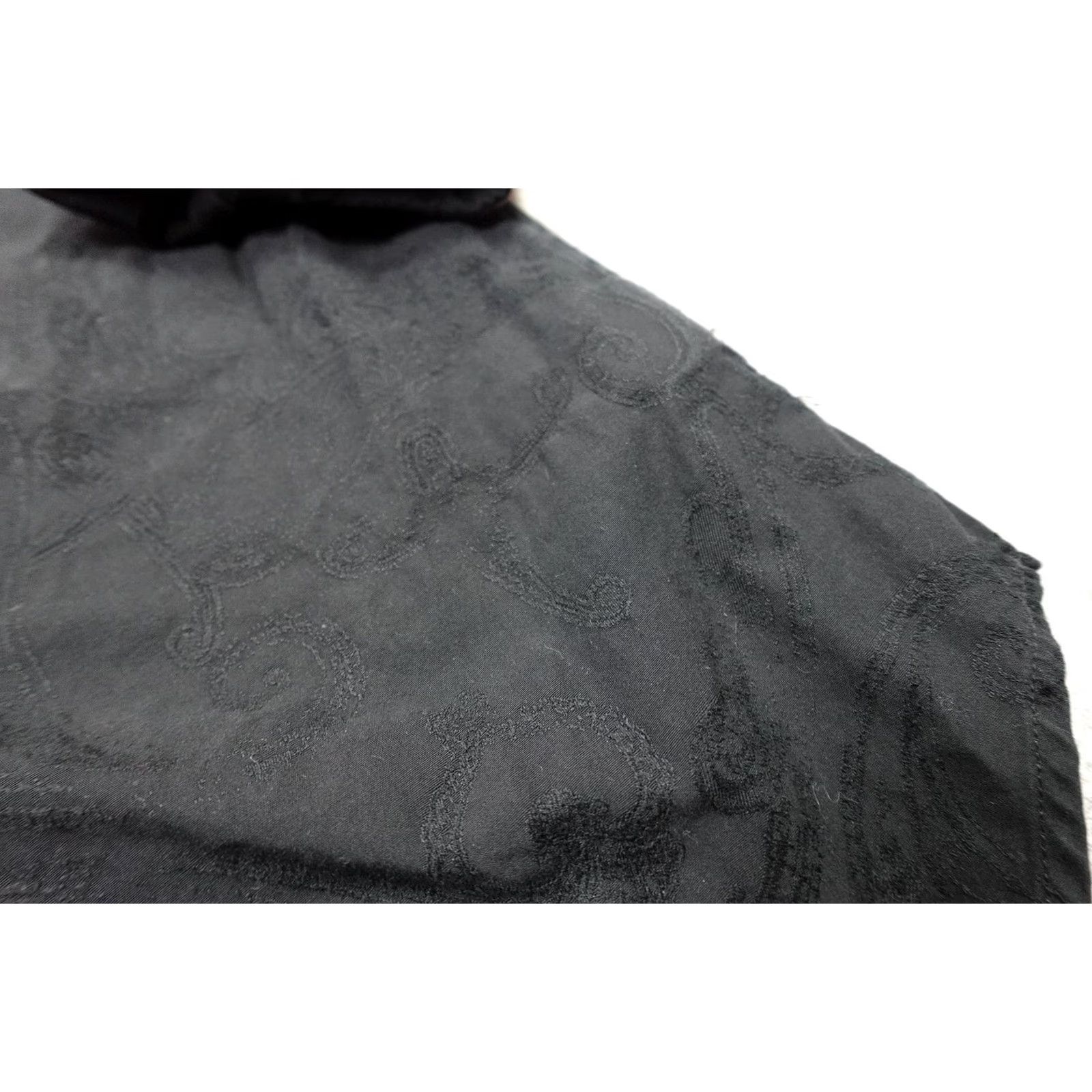 Robert Graham Robert Graham Shirt Mens XL Black Paisley Jacquard Embroidered Cuffs Dressy Button-Up Size US XL / EU 56 / 4 - 4 Thumbnail