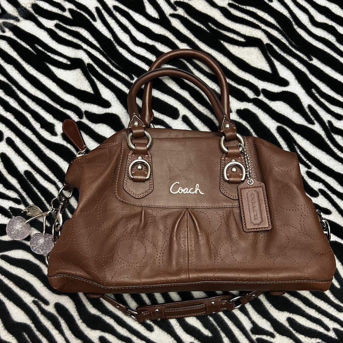 Coach coach ashley satchel brown Size ONE SIZE - 2 Thumbnail