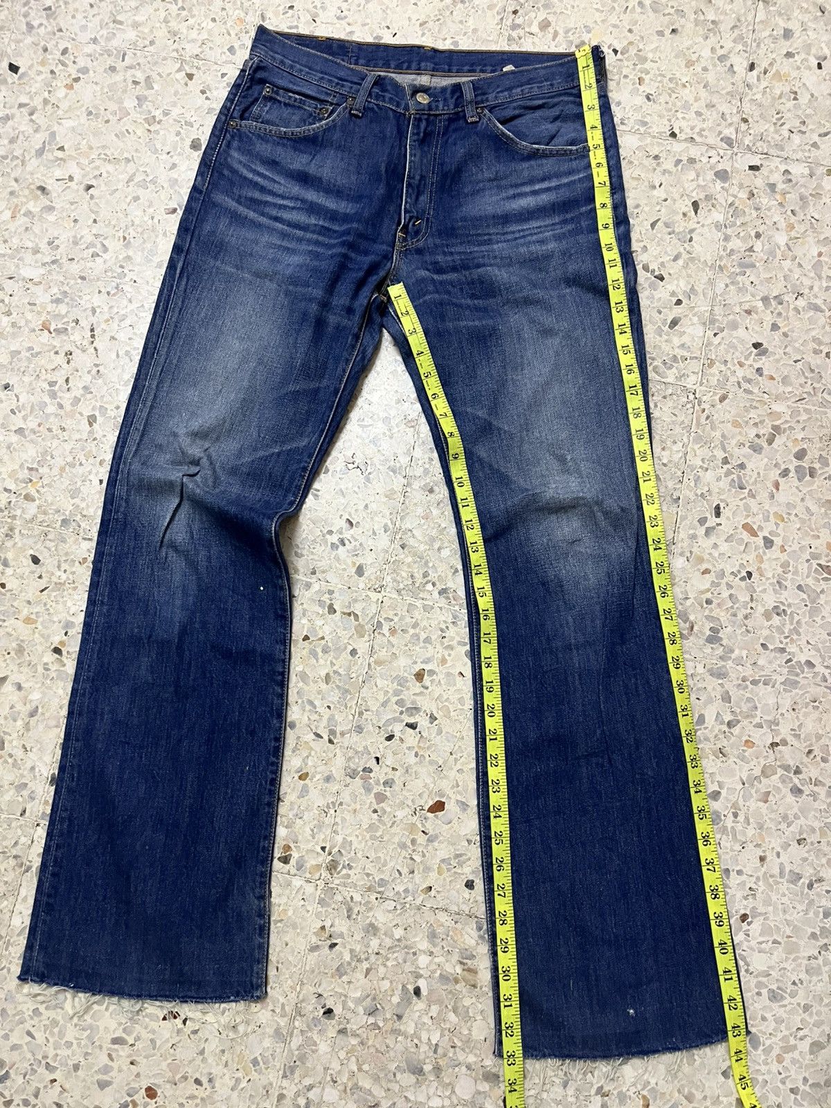 Levi's vintage levis clothing 517 bootcut light blue jeans Size US 33 - 12 Thumbnail