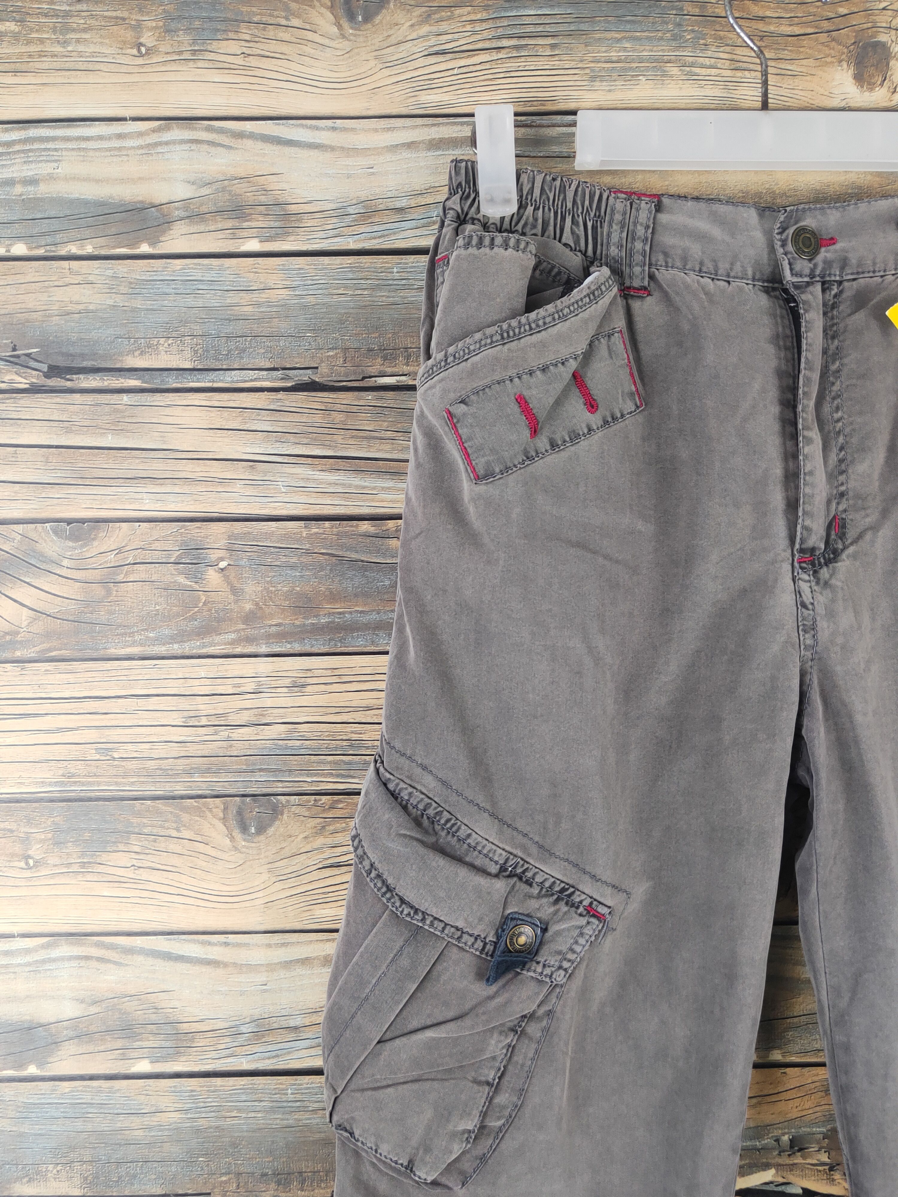 Other DL Japanese Brand Olive Multipocket Cargo Pants #1782 Size 26" / US 2 / IT 38 - 3 Thumbnail