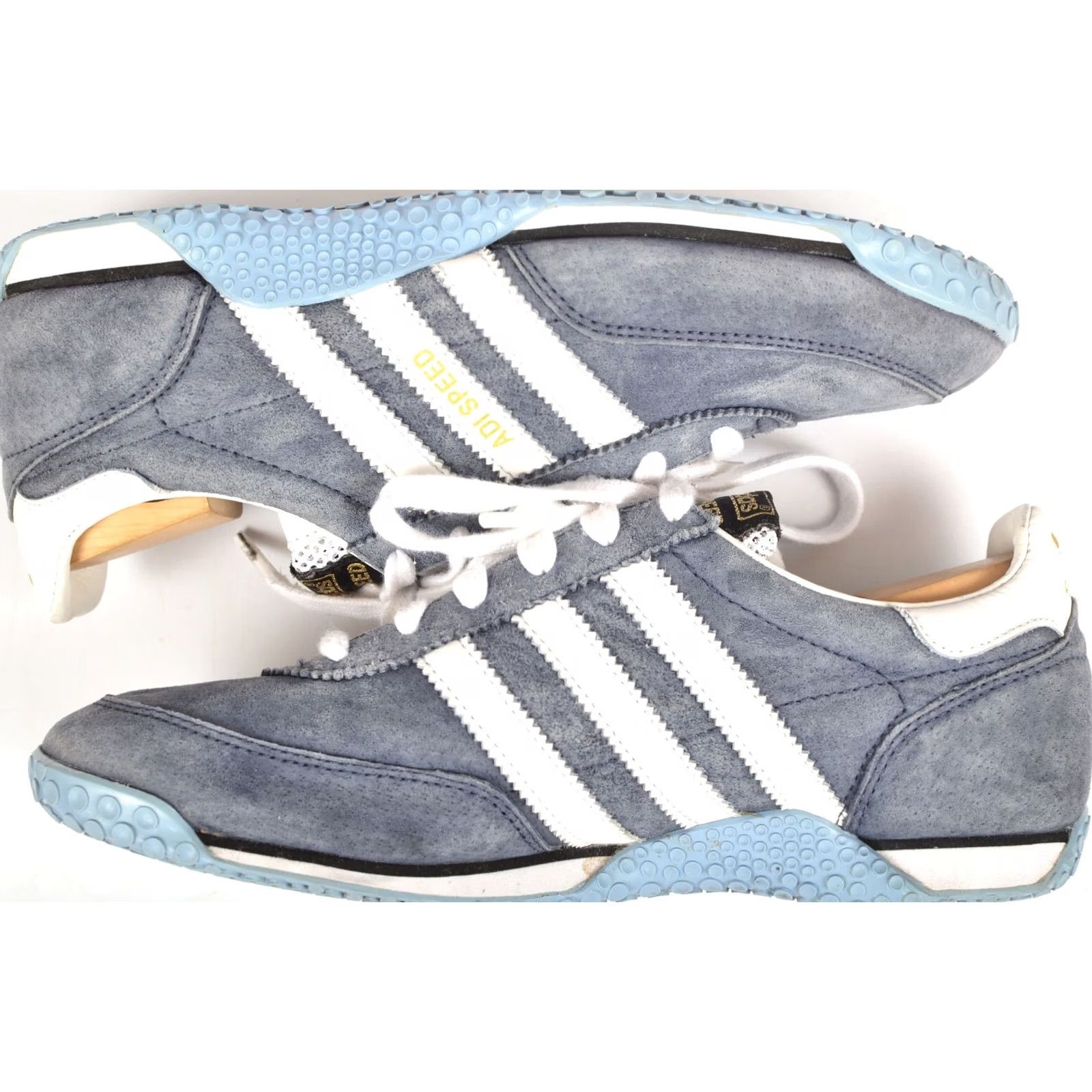 Adidas VINTAGE Adidas Adi Speed Sneakers Trainers 2005 Leather US 7 Womens Blue 116975 Size US 7 / IT 37 - 5 Thumbnail