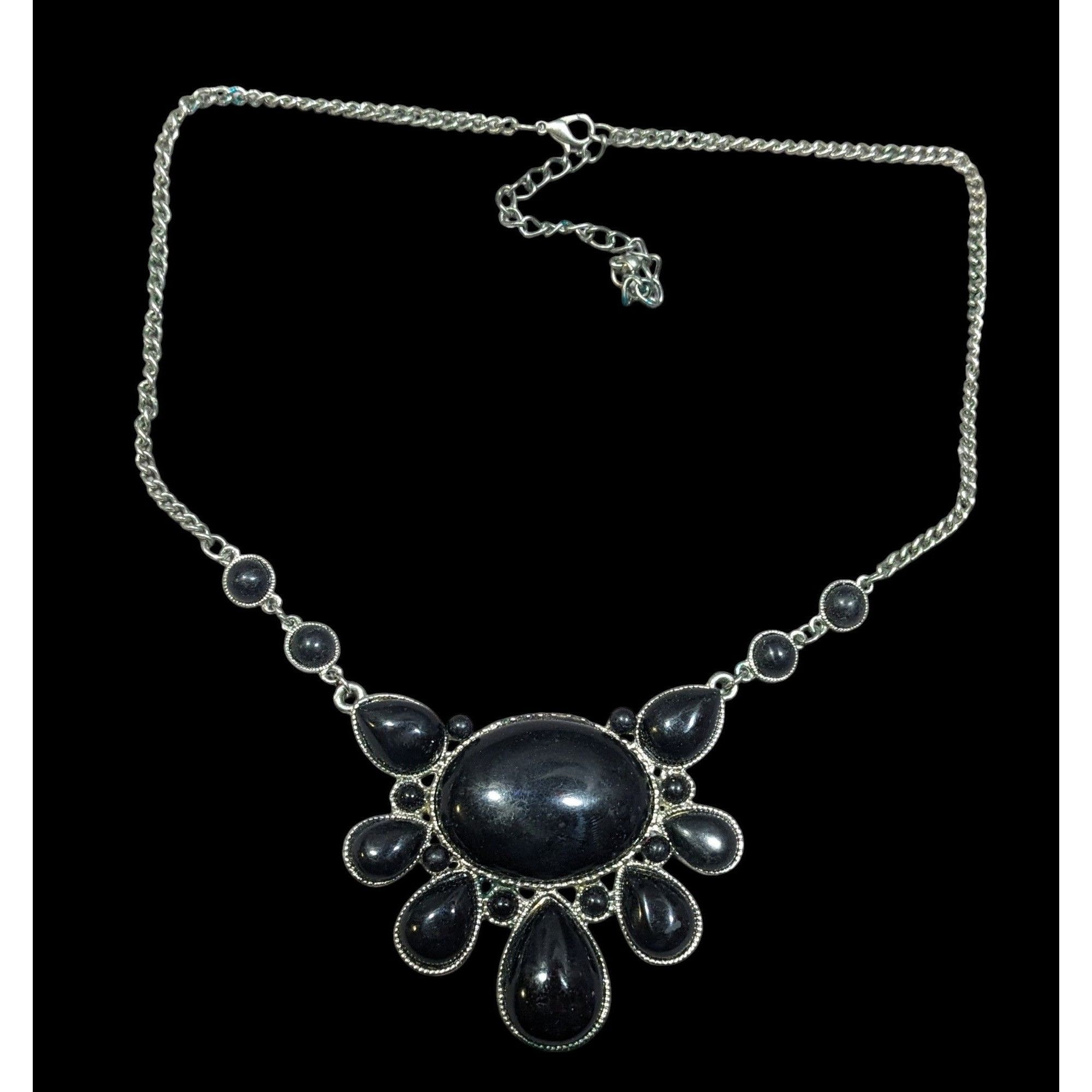 Other Elegant Gothic Bubbly Cabochon Statement Necklace Size ONE SIZE - 1 Thumbnail