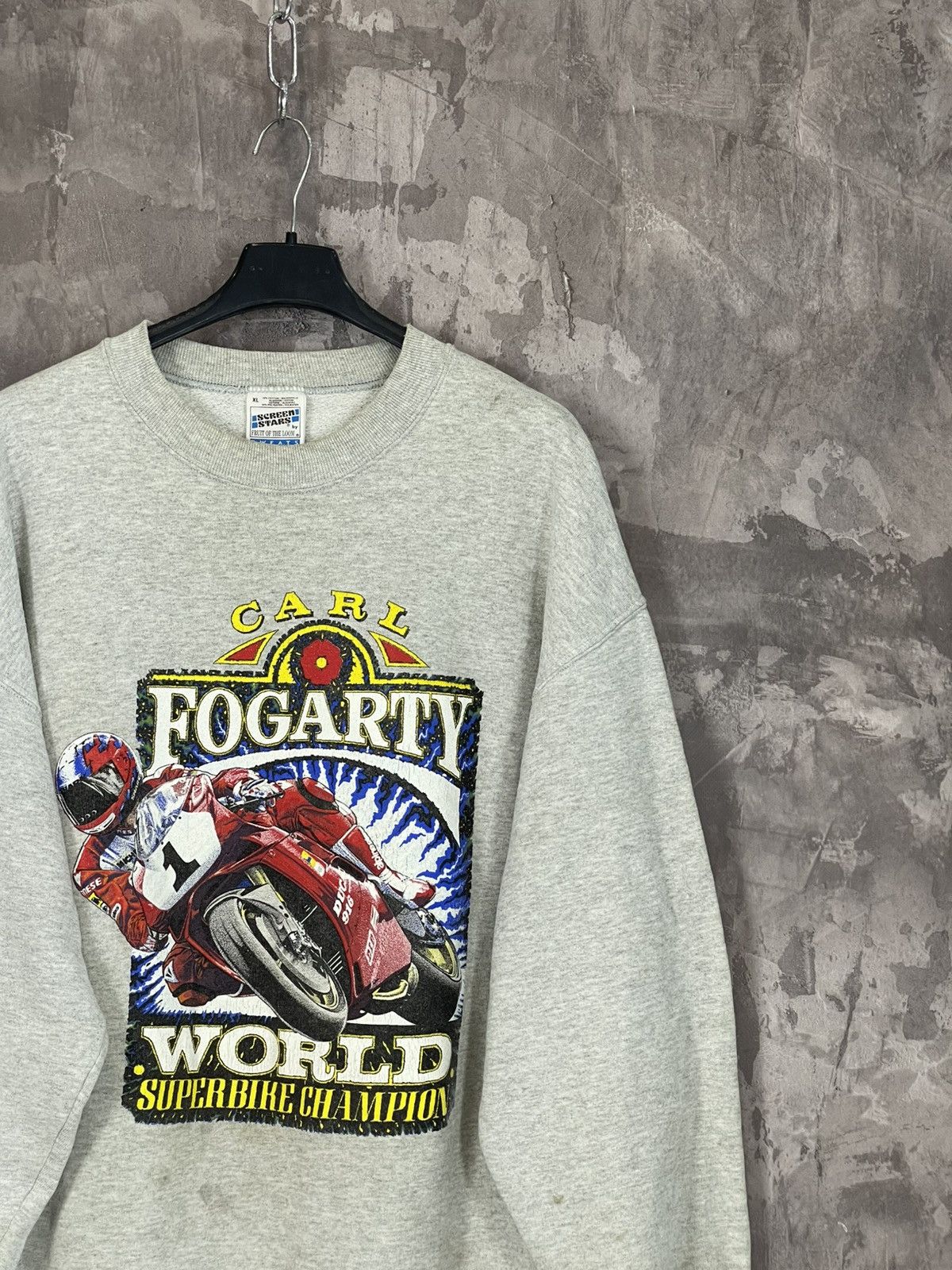 Ducati × Vintage Vintage 1997 Ducati Carl Fogarty World Superbike Sweatshirt Size US XL / EU 56 / 4 - 5 Thumbnail