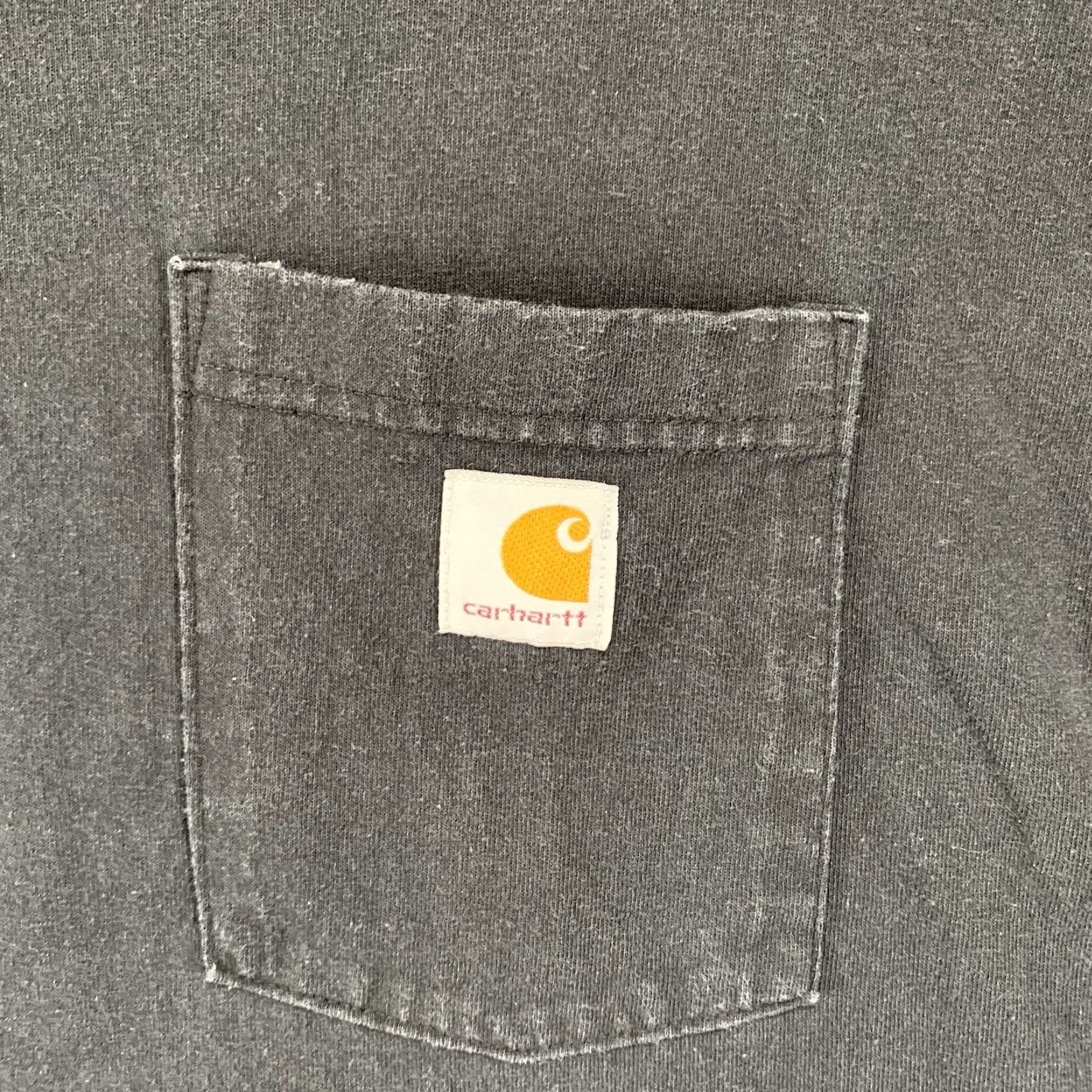 Carhartt Carhartt Mens T-Shirt XLT Tall Short Sleeve Crew Neck All Cotton Black Logo Pocket Regular Fit (K87) Size US XL / EU 56 / 4 - 4 Thumbnail
