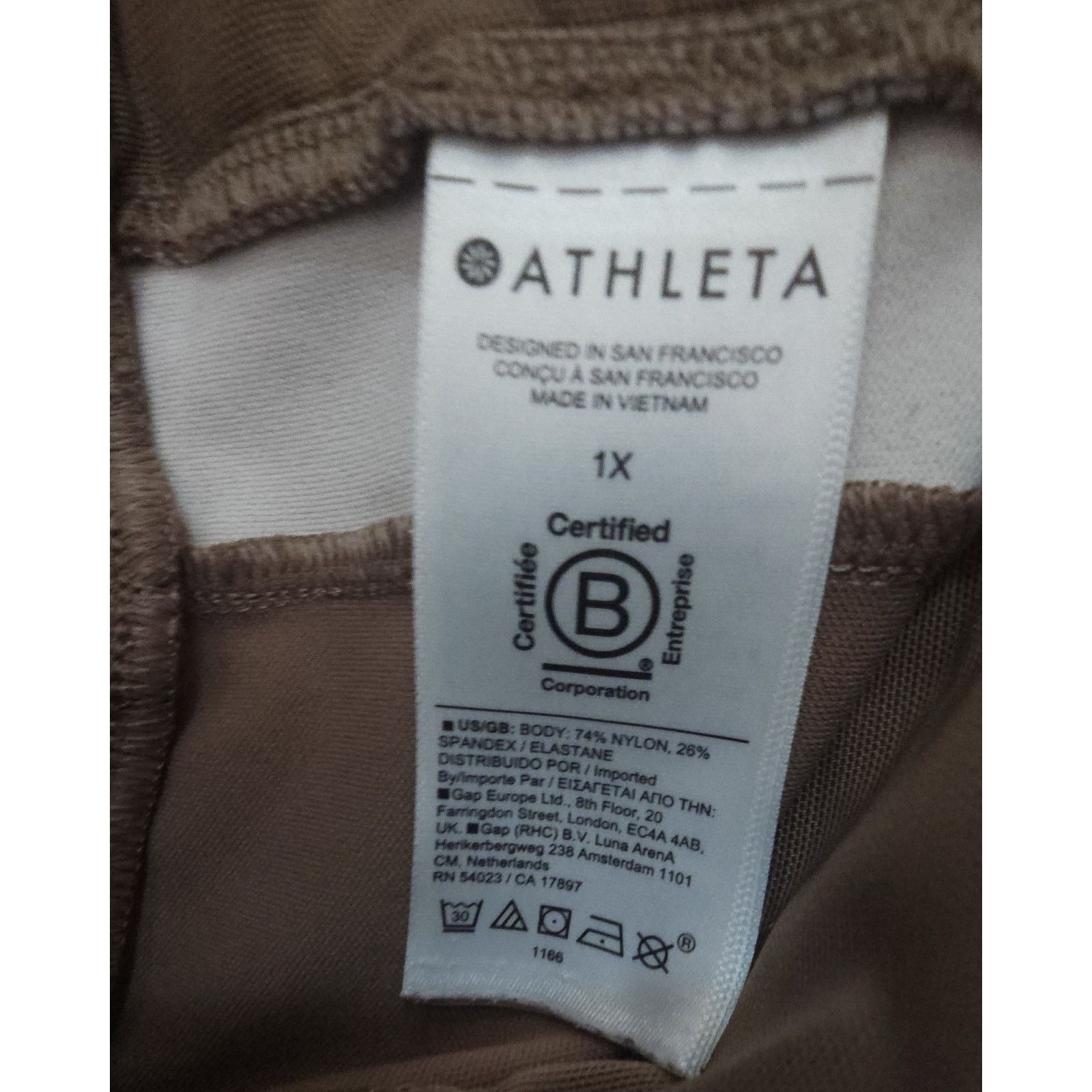 Athleta Athleta Venice Colorblock Wide Leg Pant Rustic Magnolia1X Size 40" / US 18 - 12 Thumbnail