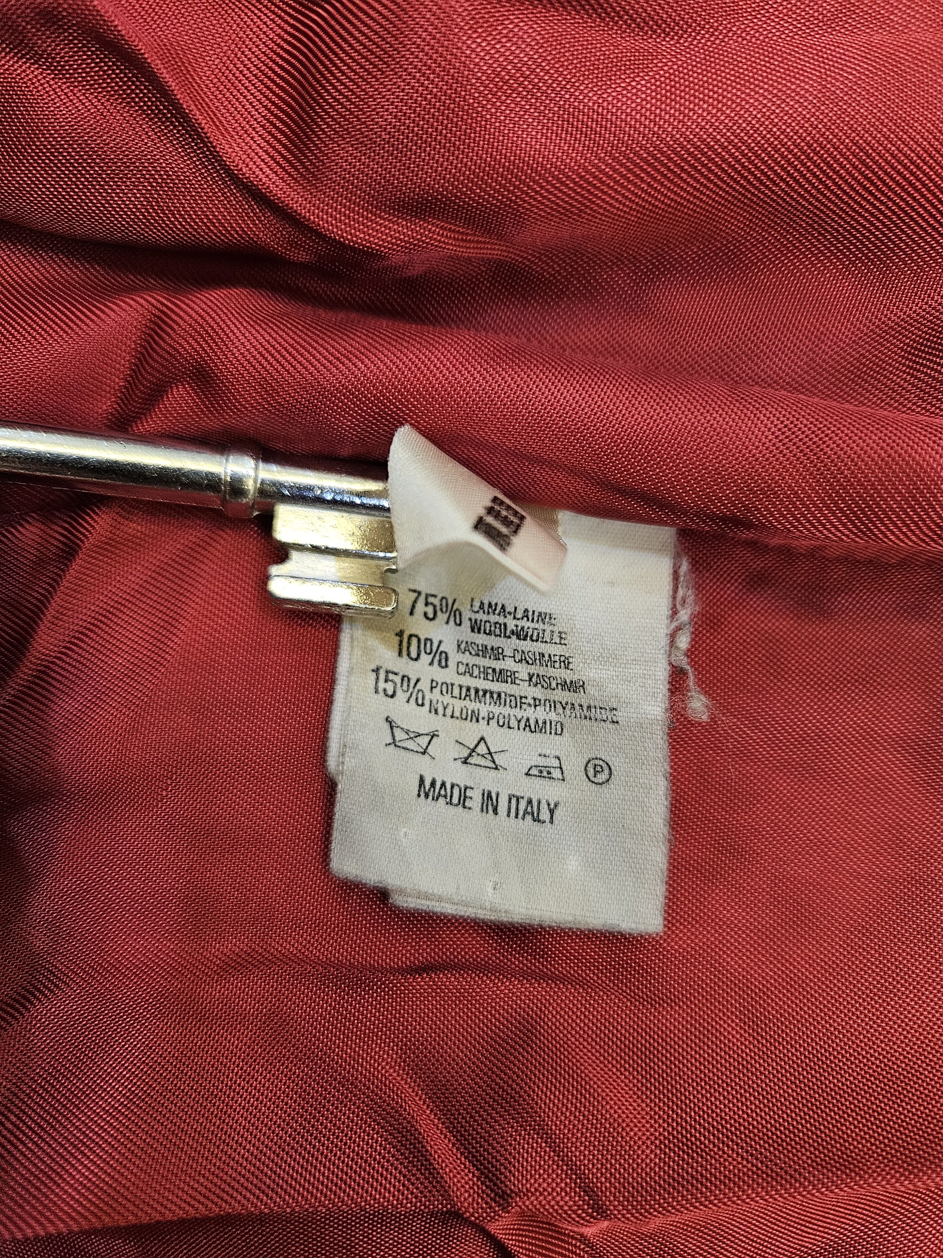 Valentino Oliver Valentino Made in Italy Long Wool Coat - Luxury Wear Size S / US 4 / IT 40 - 14 Thumbnail